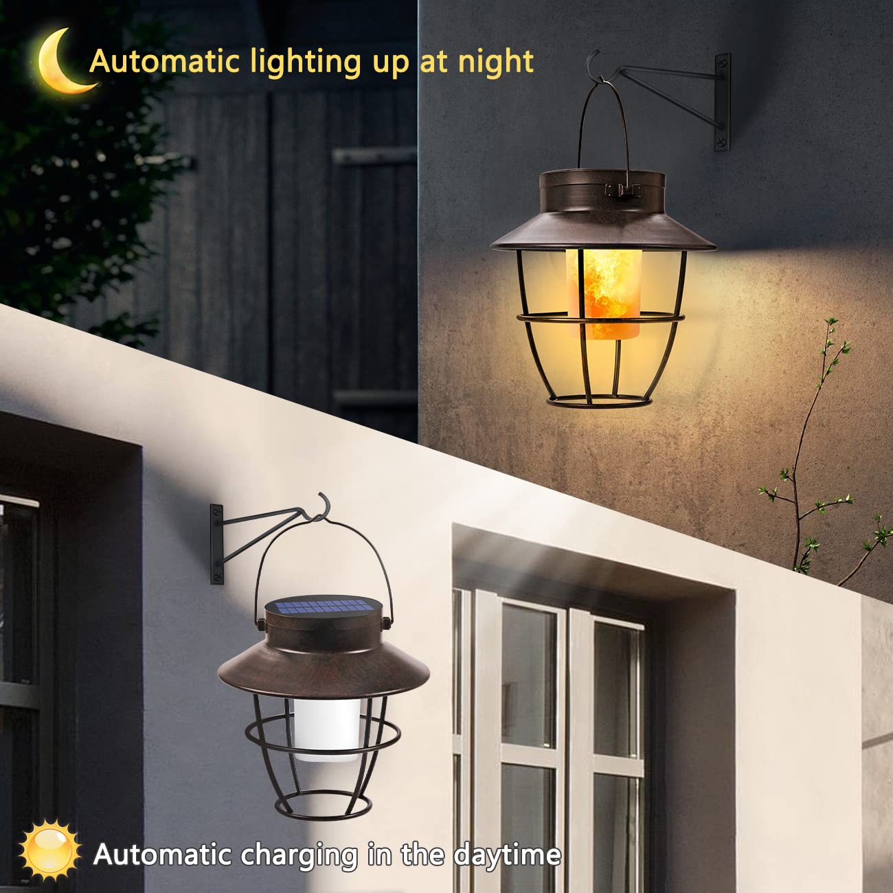 2 Kolibri-Solarlaternen Für Garten – Hängend/stehend, Wasserdicht, Mit Warmweißem Licht – Deko Für Terrasse & Balkon