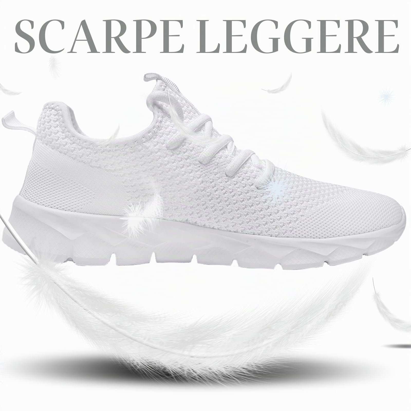 Scarpe da Uomo Leggero Tennis Sneakers Ginnastica Jogging Corsa Scarpe Sport Outdoor e Fitness in Palestra Scarpe