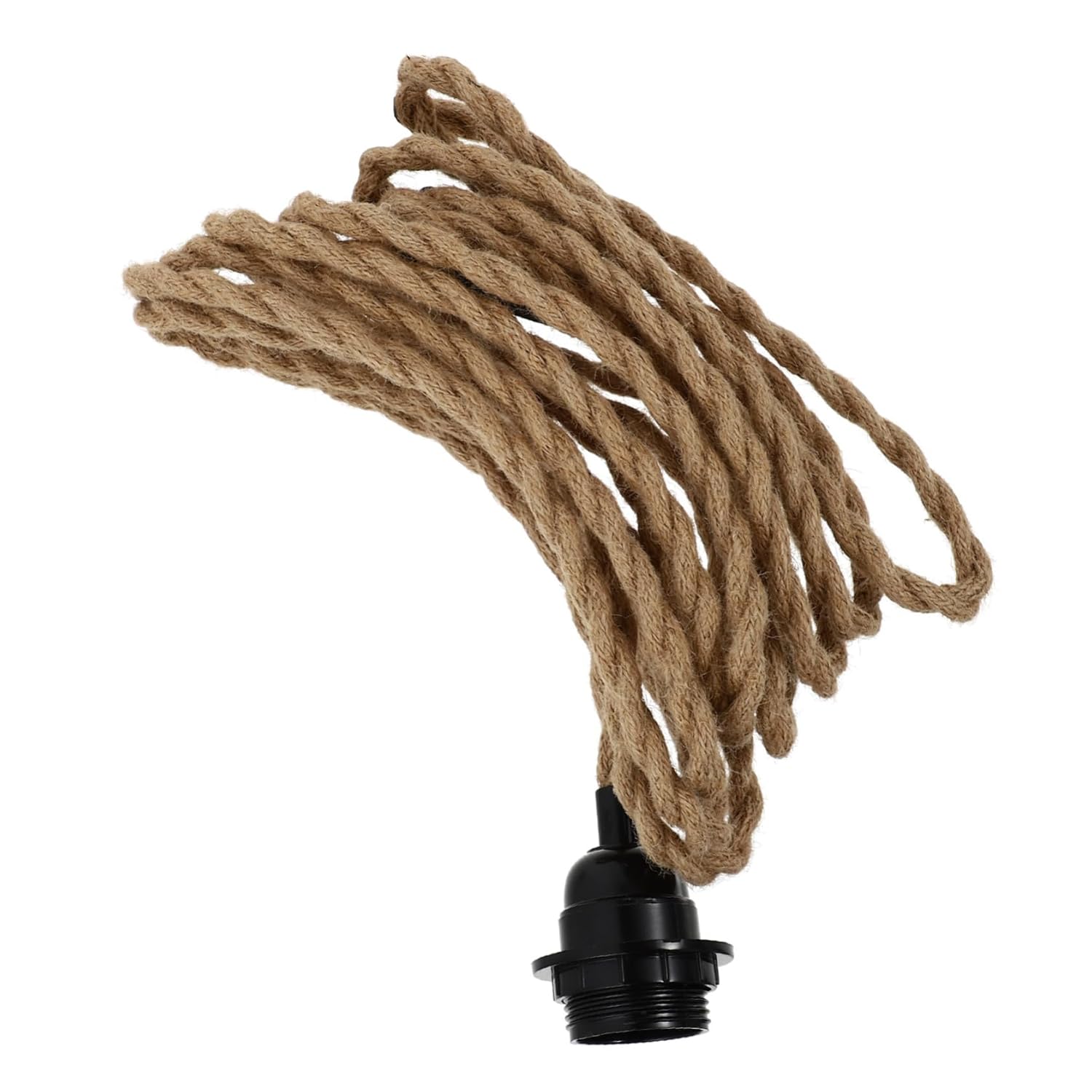 Angoily 1 Set Twine Wire Lamp Rope Plug in Hanging Light Kit Pendant Light Cord Extension