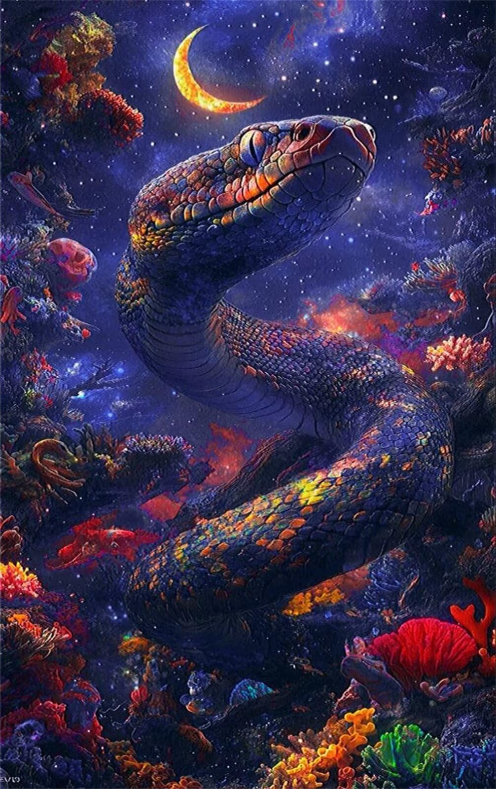 Puzzle 2000 Pezzi Serpente Corallo Puzzle Classici, Giochi Rilassamento e Intelligence, Puzzles Impossible, Idea Regalo Uomo e Donna