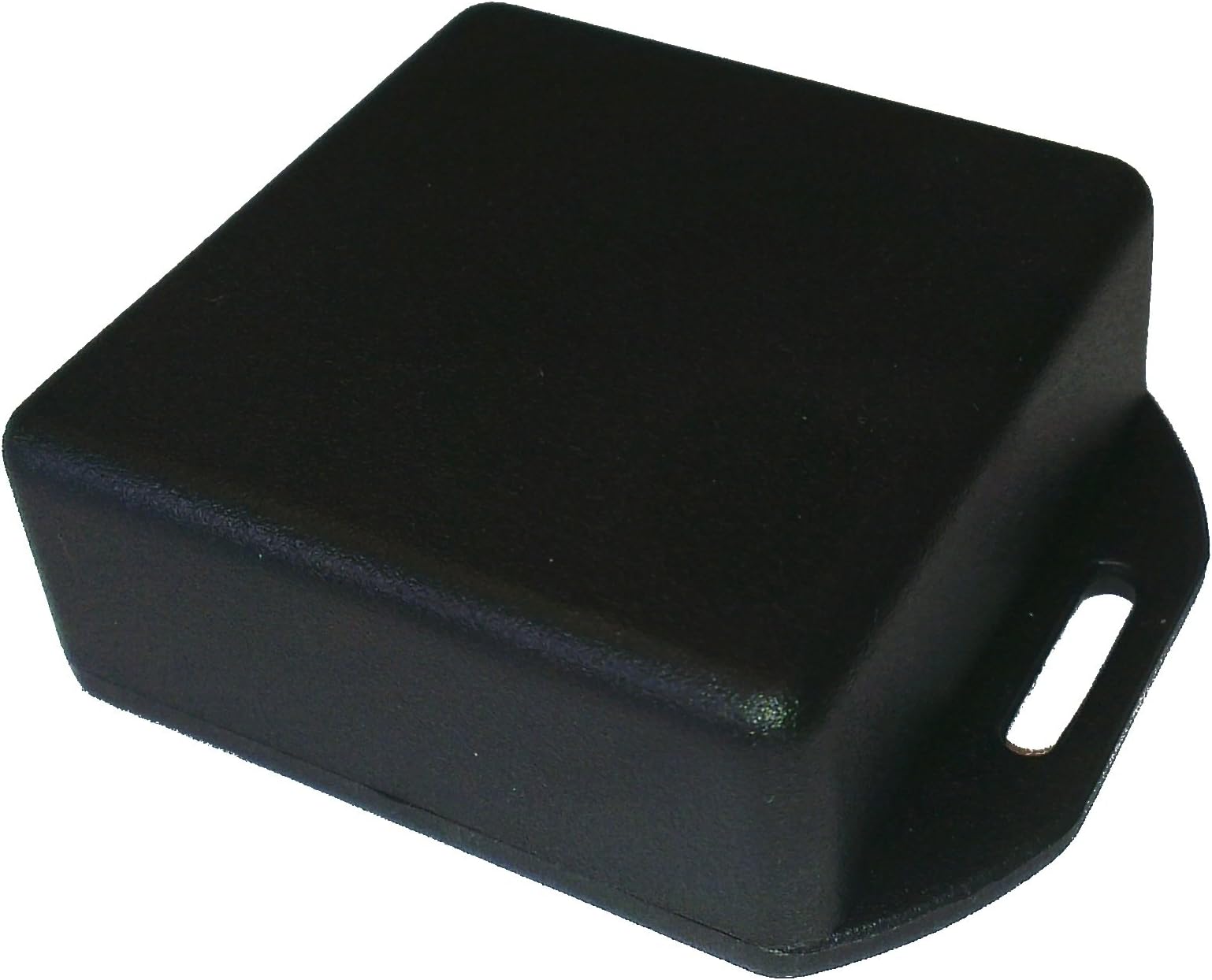 Hammond 1551RFLBK Black ABS Plastic Flanged Lid Project Box, 50mm x 50mm