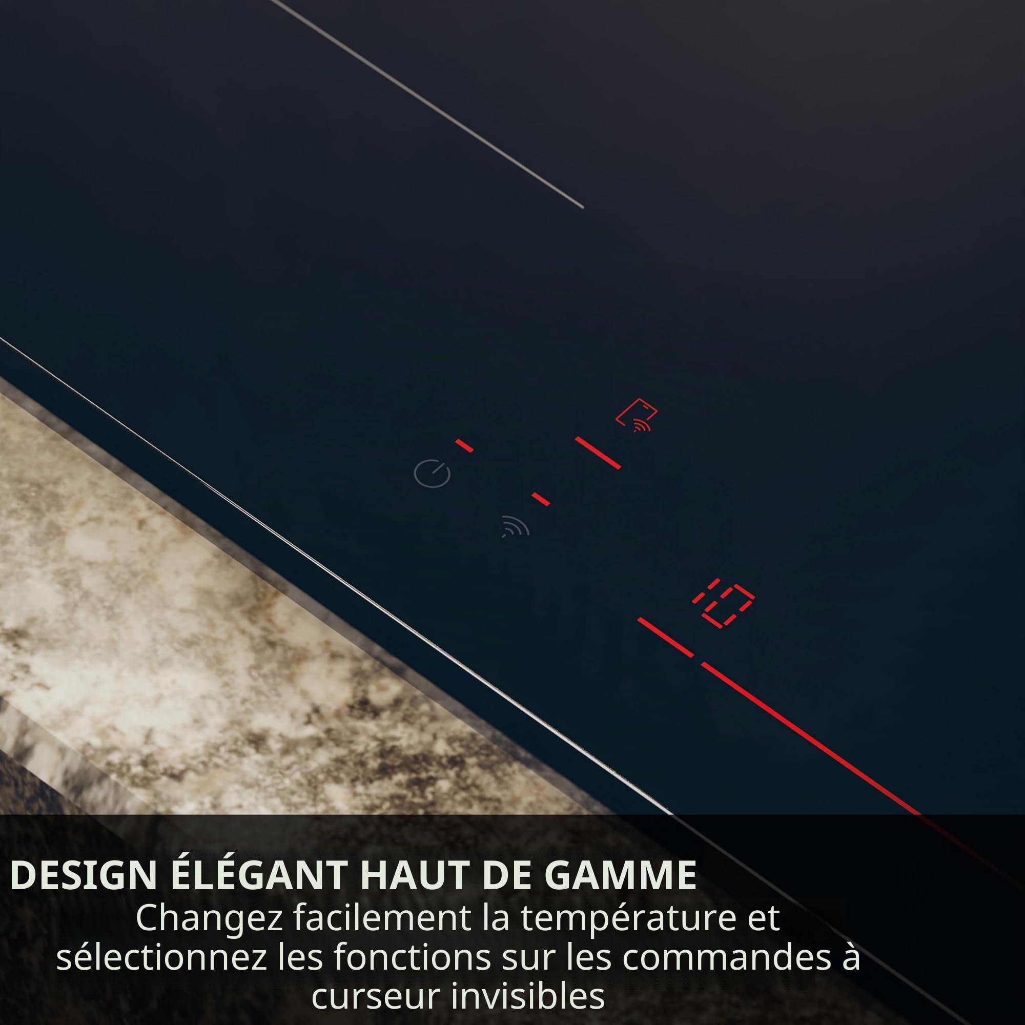Haier HAISJ64MC, Plaque à induction, Black