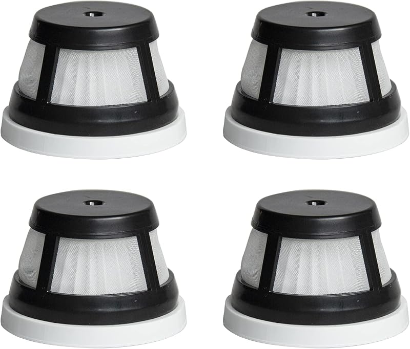 4 Pack Washable Replacement Filters Compatible with Bissell AeroSlim Lithium Ion Cordless Handheld Vacuum 29869, 29861, 29867, 29868, 2986, Part# 1624405