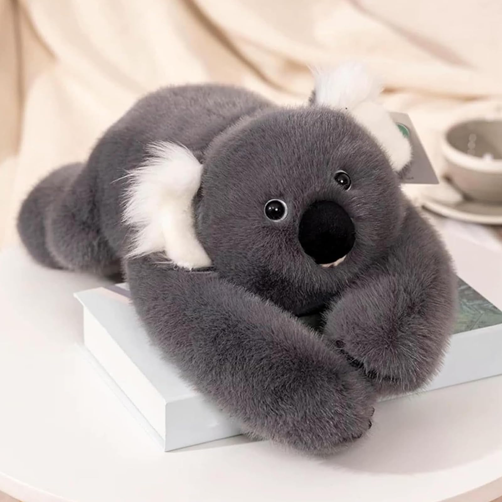 Pluszowe zwierzątka z obciążeniem na lęki, poduszka do przytulania panda-dinozaur wspomagająca sen, maskotki dla dzieci i dorosłych 65cm