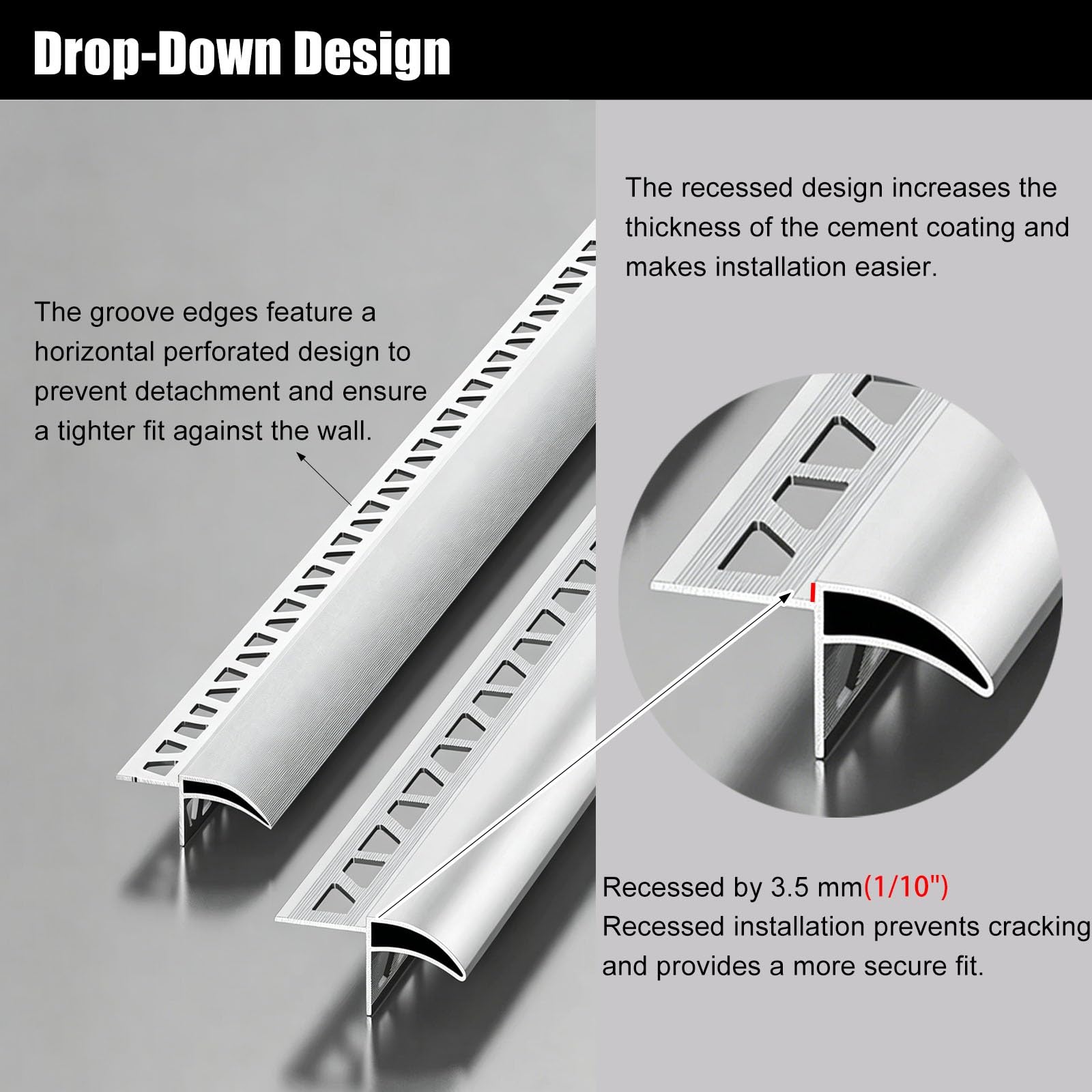 Protector contra La Lluvia Extra Ancho, Alero Grueso para Ventanas, Protección Eficaz contra El Agua Y Deflector Decorativo para El Borde del(1pack-1.25m(4.1'),25mm(1"))