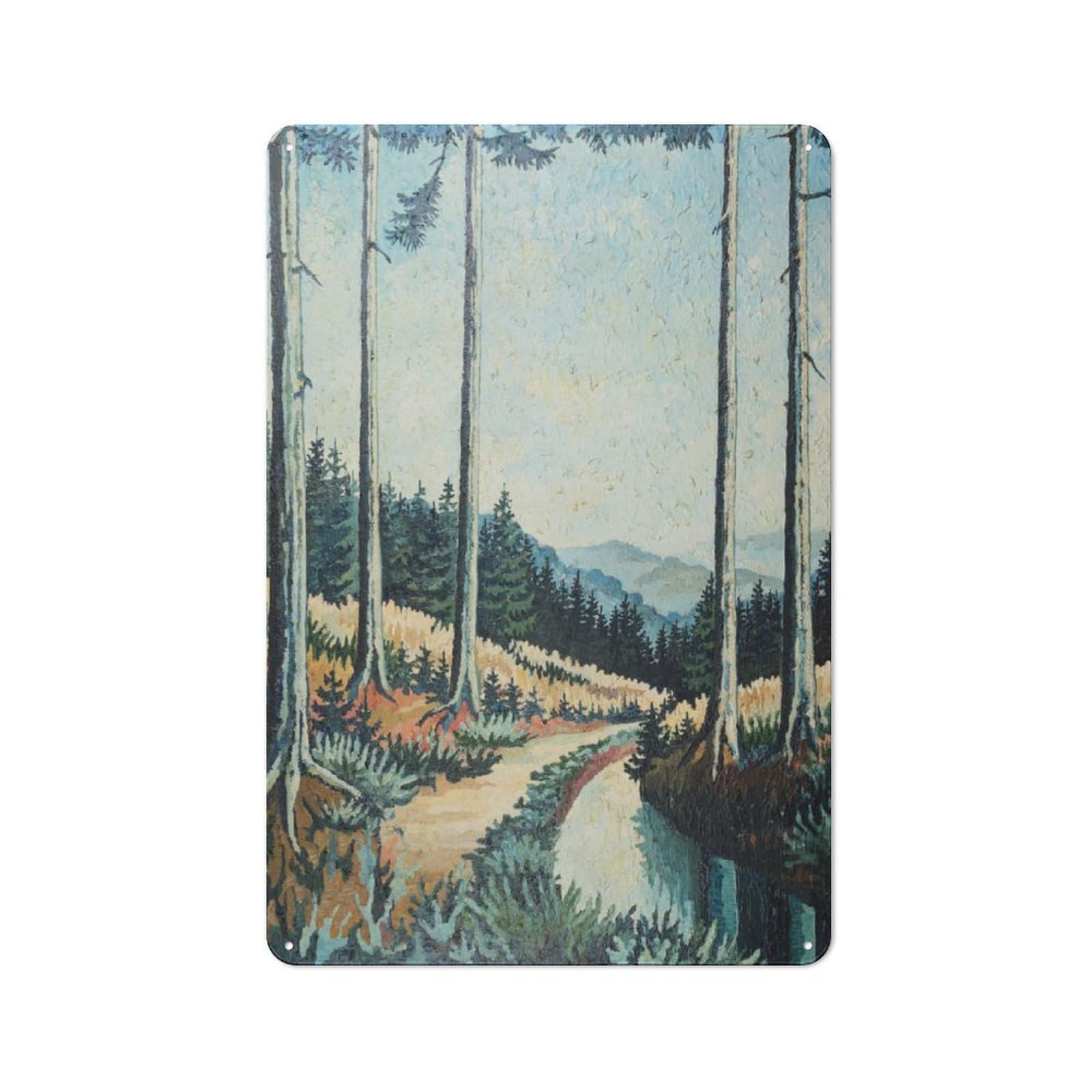 Junmoney Oil Painting For Garden Room Or Summerhouse, Vintage Tin Sign 30X20cm, For Display In Garden Rooms And Summerhouses