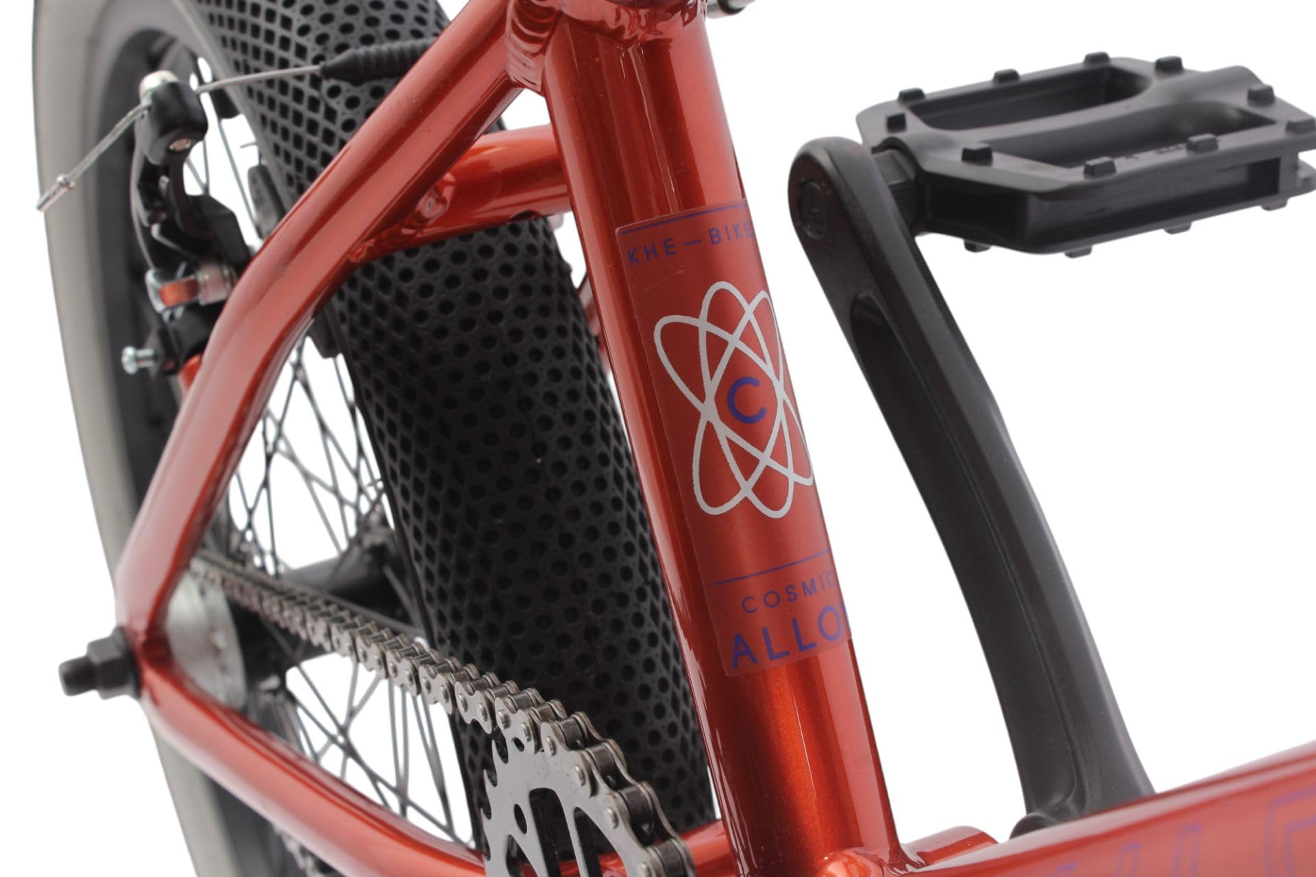 KHEbikes KHE Cosmic AL 20 Zoll BMX Bike – 2025 Modell – Aluminium Rahmen – Affix Rotor – V-Bremsen vorne & hinten – 10,6kg – Farbe Orange – Für Einsteiger – 135–170cm Körpergröße