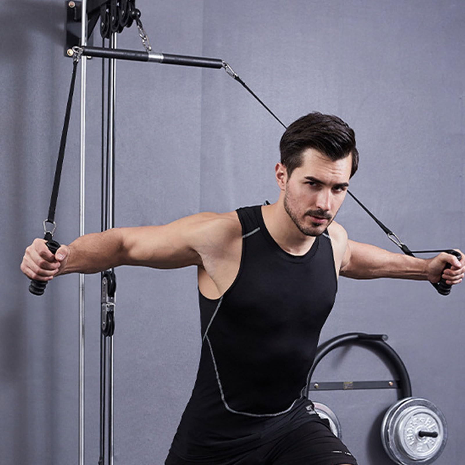 Asta Dritta - Asta Dritta in Acciaio Inossidabile per Allenamento Muscolare - Attrezzo Per Fitness Ad Alta Resistenza Per Il Sviluppo Muscolare Di Petto Spalle Braccia E Schiena