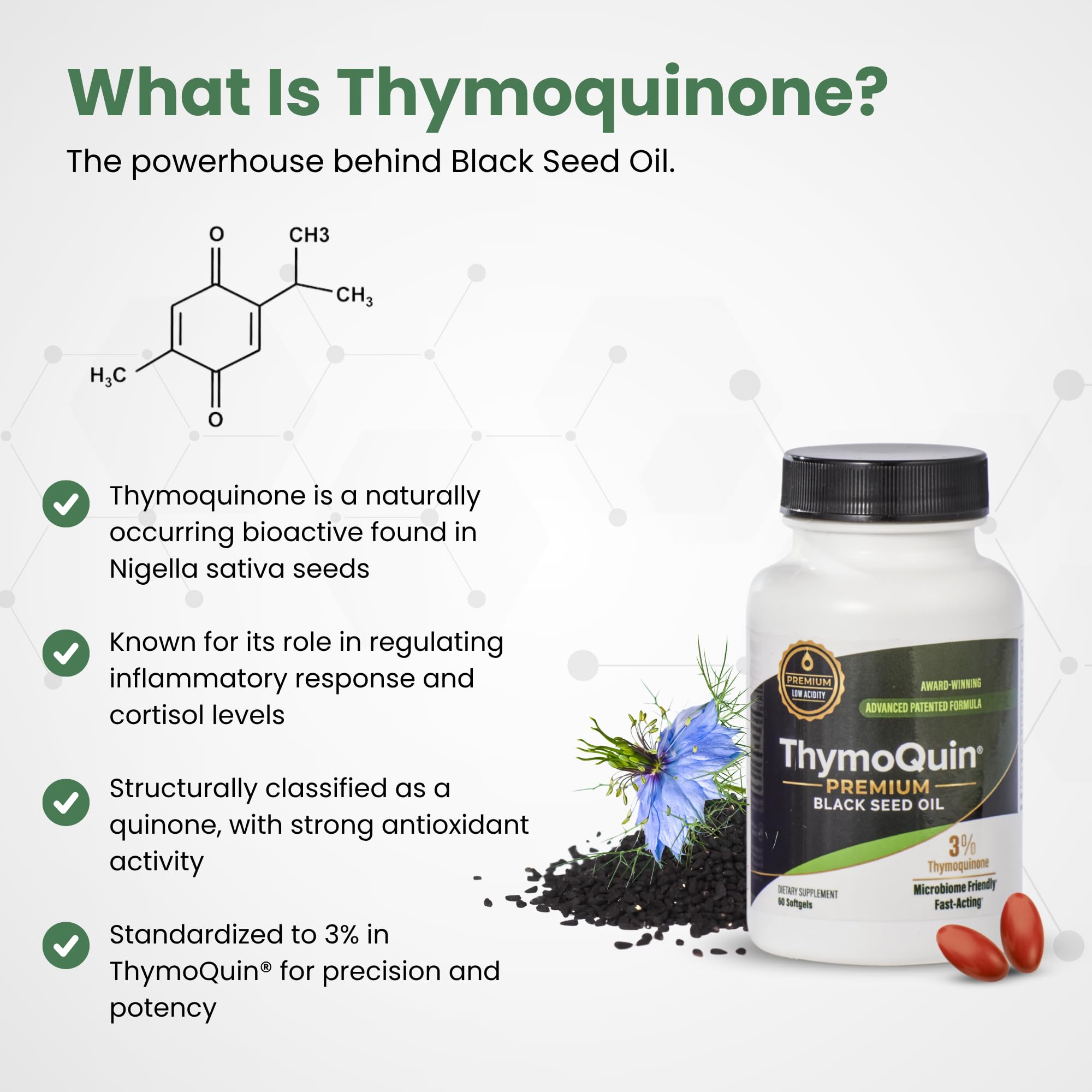 Cold Pressed Black Seed Oil Capsules for Skin, Joint, Metabolic & Immune Health | USP-Grade, Full-Spectrum Formula with 3% Thymoquinone | Non-GMO Black Cumin Seed Oil | Pack of 2 — Amazon image 7