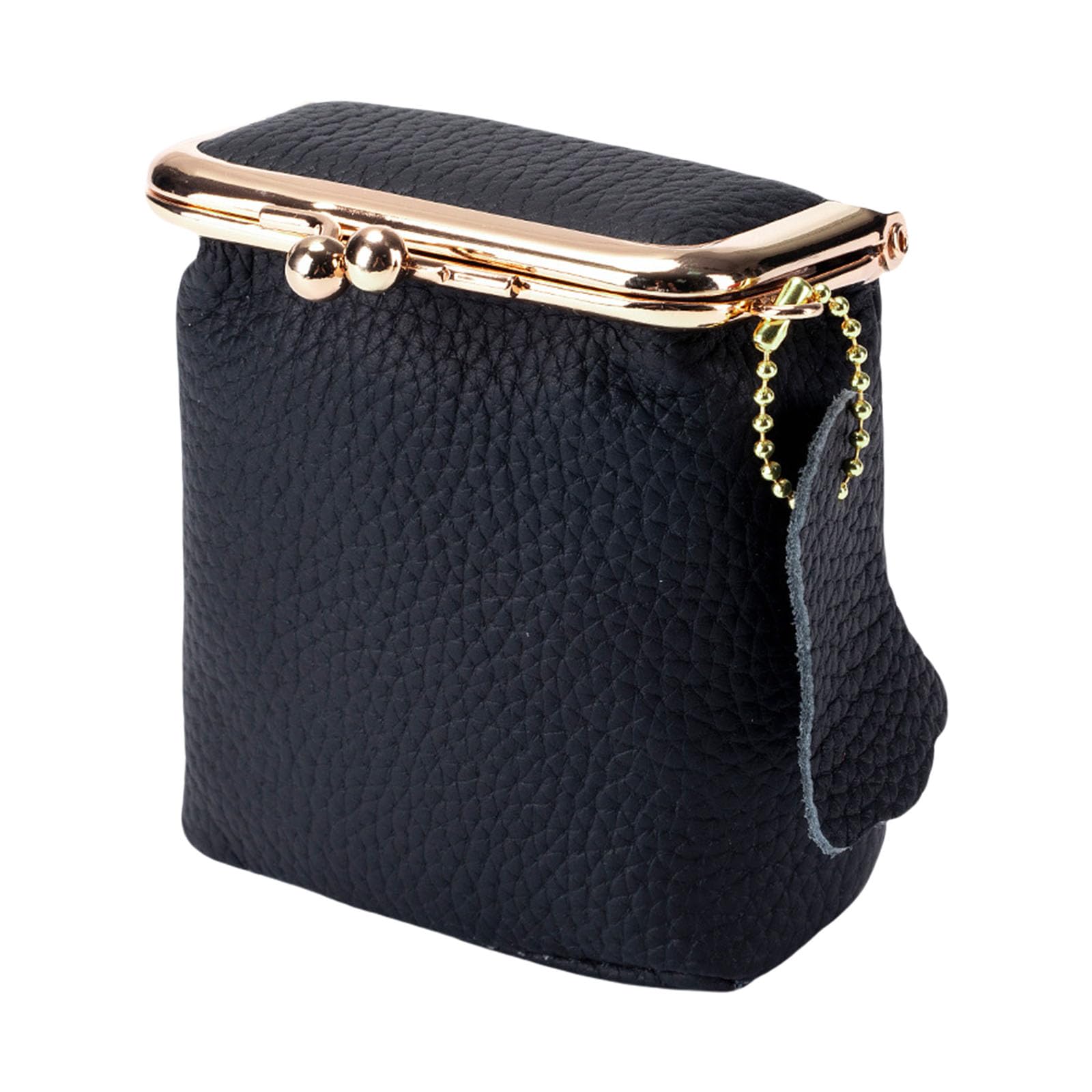 Jazuaiao Friendly Small Jewelry Case Retro Cosmetic Pouches Leather Texture Perfect for Necklace Coin Lipstick Accessories Vintage Leather Jewelry Organizers
