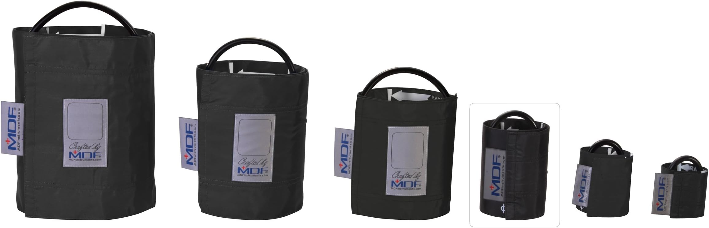 Latex-Free Pediatric Replacement Blood Pressure Monitor Cuff - Single Tube - Black (MDF2030421-11)