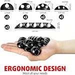 Antonki 10 Pack Cable Clips, Cable Management, Cord Organizer Wire Clip Holders Cord Manage System with Advanced Long Lasting Acrylic Gum for Desktop PC Laptop TV Home Office