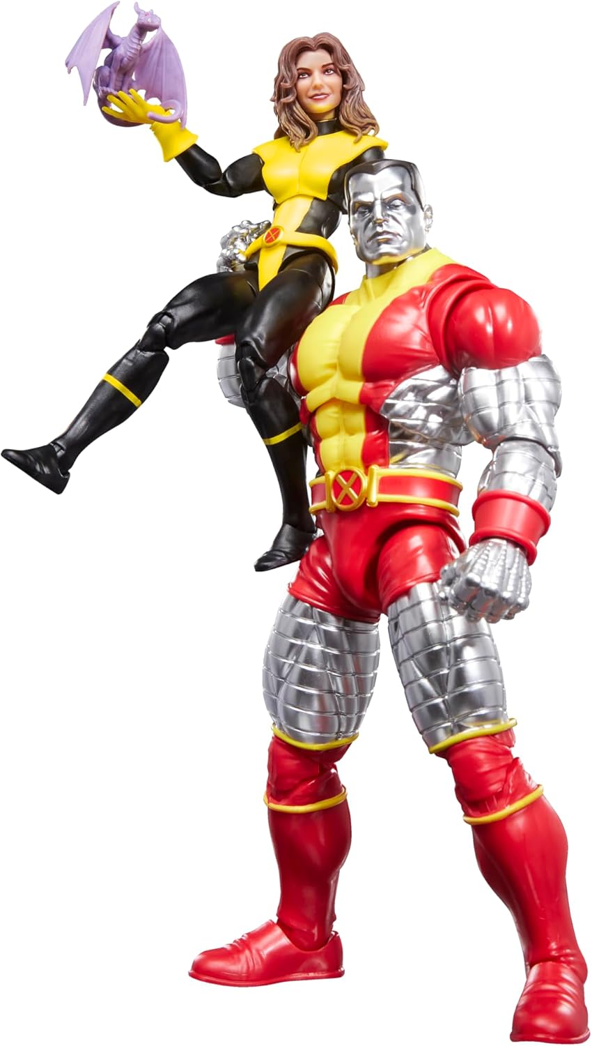 X-Men Marvel Legends Series Kitty Pryde & Marvel’s Colossus Two-Pack, 2 Astonishing Comics-Inspired Collectible 6-Inch Scale Action Figures