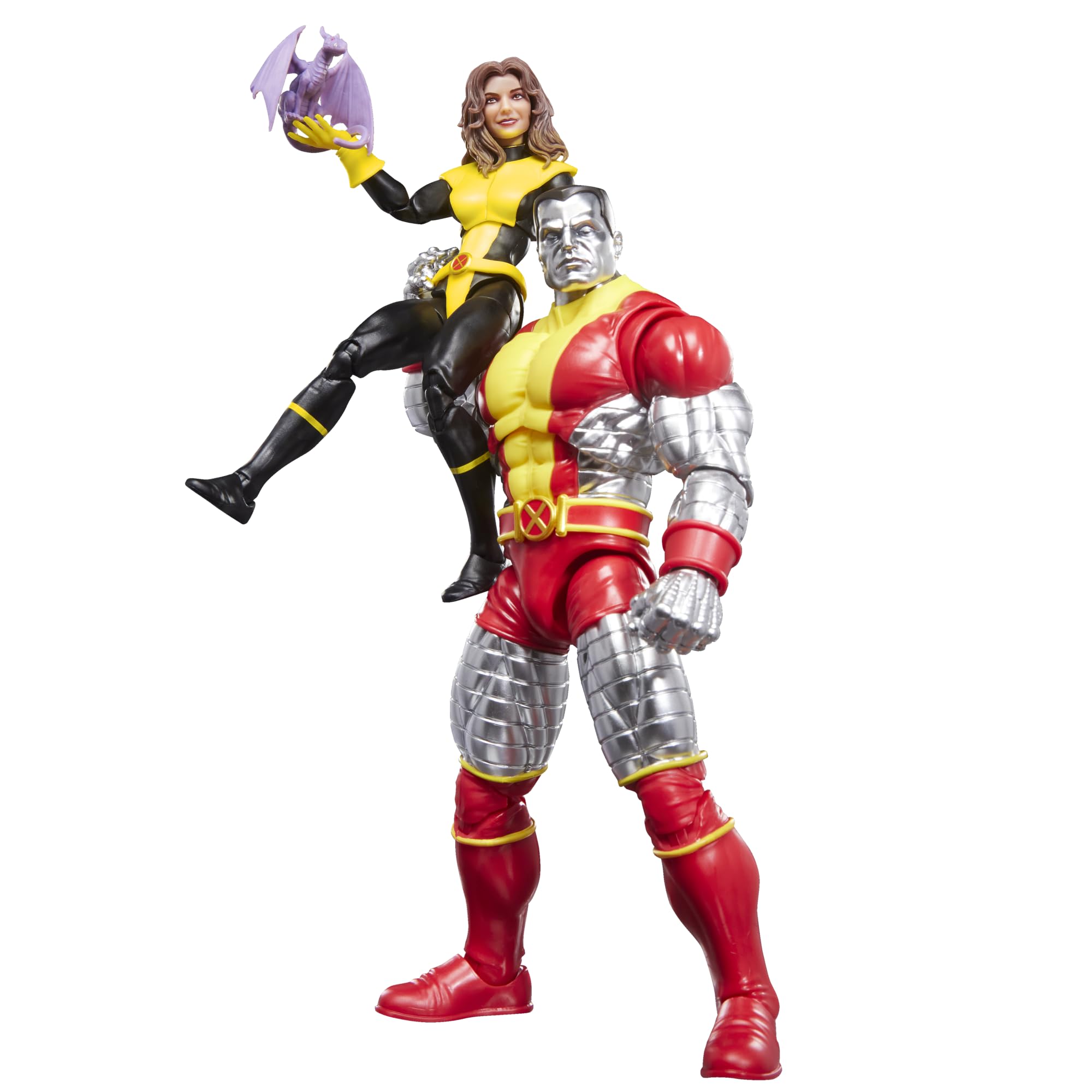 ハズブロ(Hasbro)MARVEL マーベルレジェンド・シリーズ アストニッシングX-MEN キティ・プライド&コロッサス 2体セット コミックス コレクター向け 6インチサイズ アクションフィギュア G2127 正規品