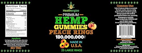 Miniatura 9 de Paquete de 2 gomitas de cáñamo, deliciosas gomitas de durazno para dormir, calmar y relajarse, aceite de cáñamo prémium comestibles, fiesta de