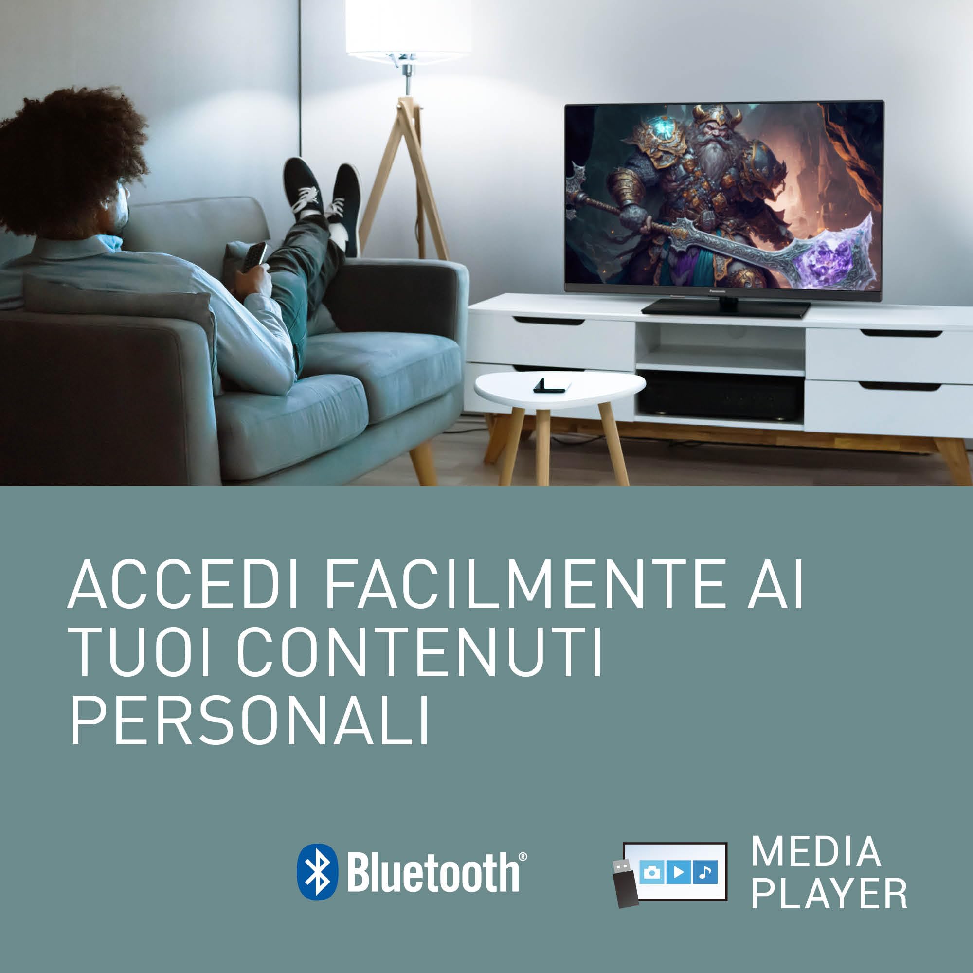 Panasonic TV-24S50AEZC, Serie S50 24 pollici Smart TV LED HD, Fire TV, HD Colour Engine, HDR, Alexa Voice Control, Game Mode, Media Player, Per un'Esperienza Visiva Ottimale