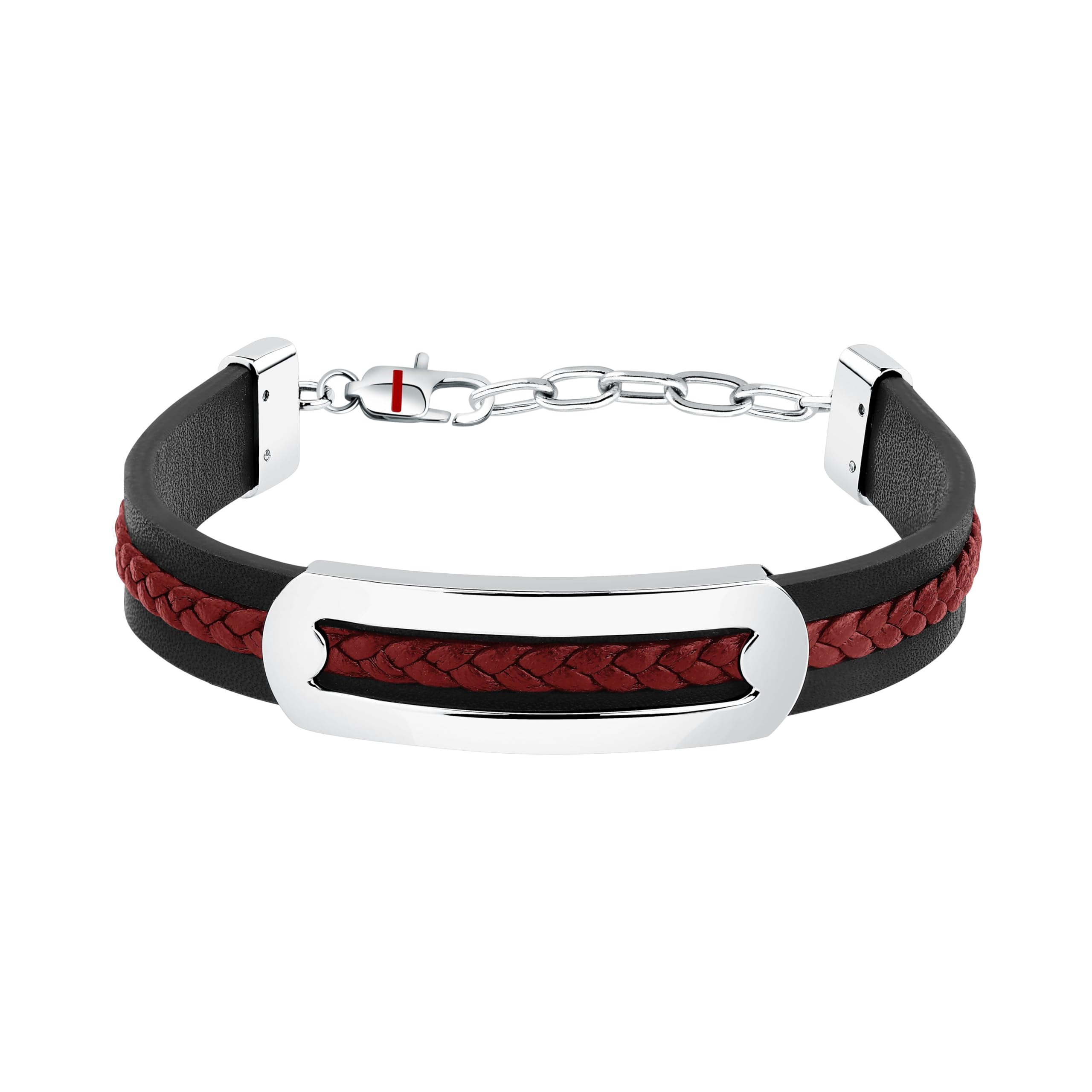 Sector No Limits Herrenarmband aus Stahl und Leder, BANDY Kollektion - SZV140