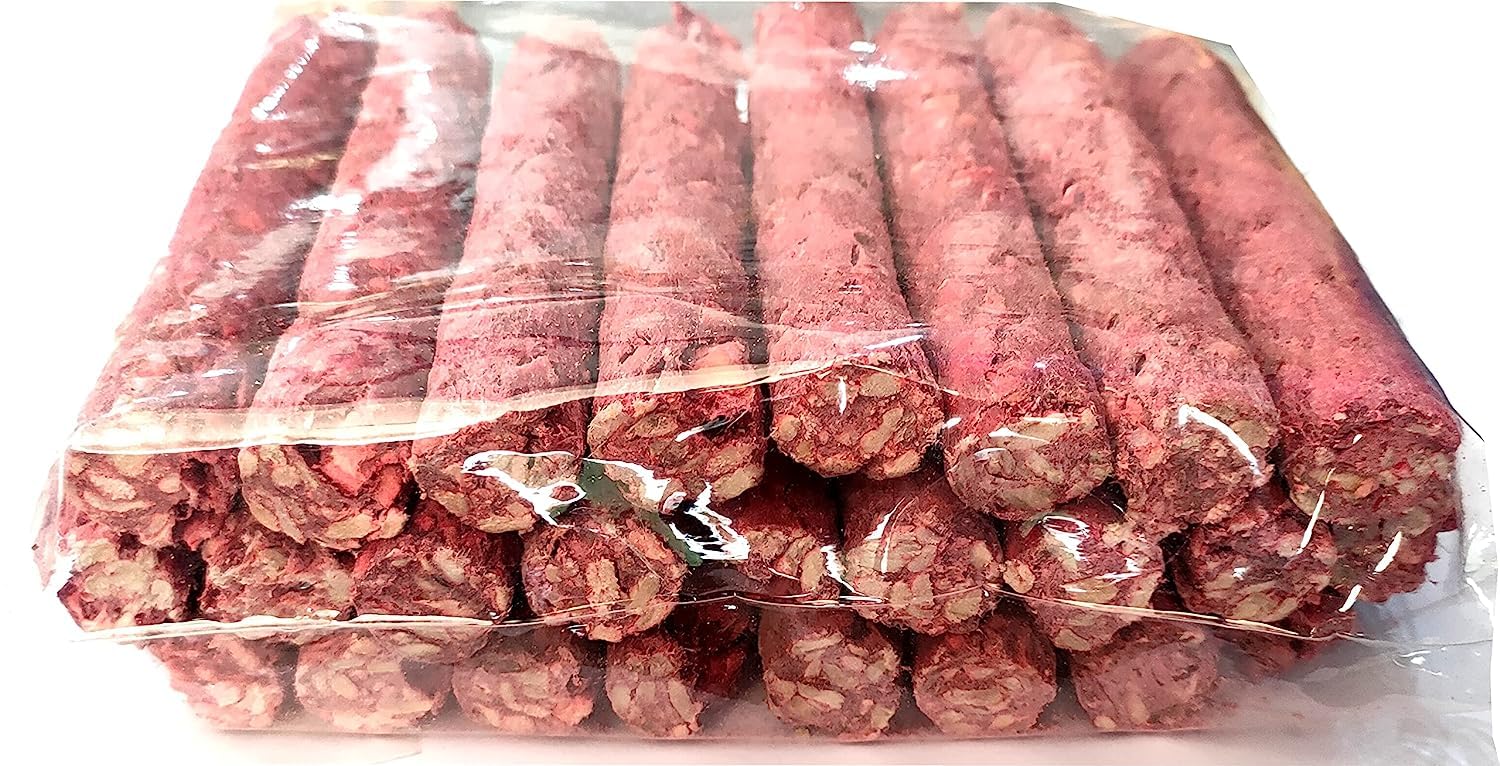 Woofy Mutton Flavour Kabab Roll Chew Rolls 5 Inch for Dogs, Medium and Large Dogs Natural Product Makes Teeth & Gums Healthy Long Lasting Treats (Mutton 1000 GM Pack) 2