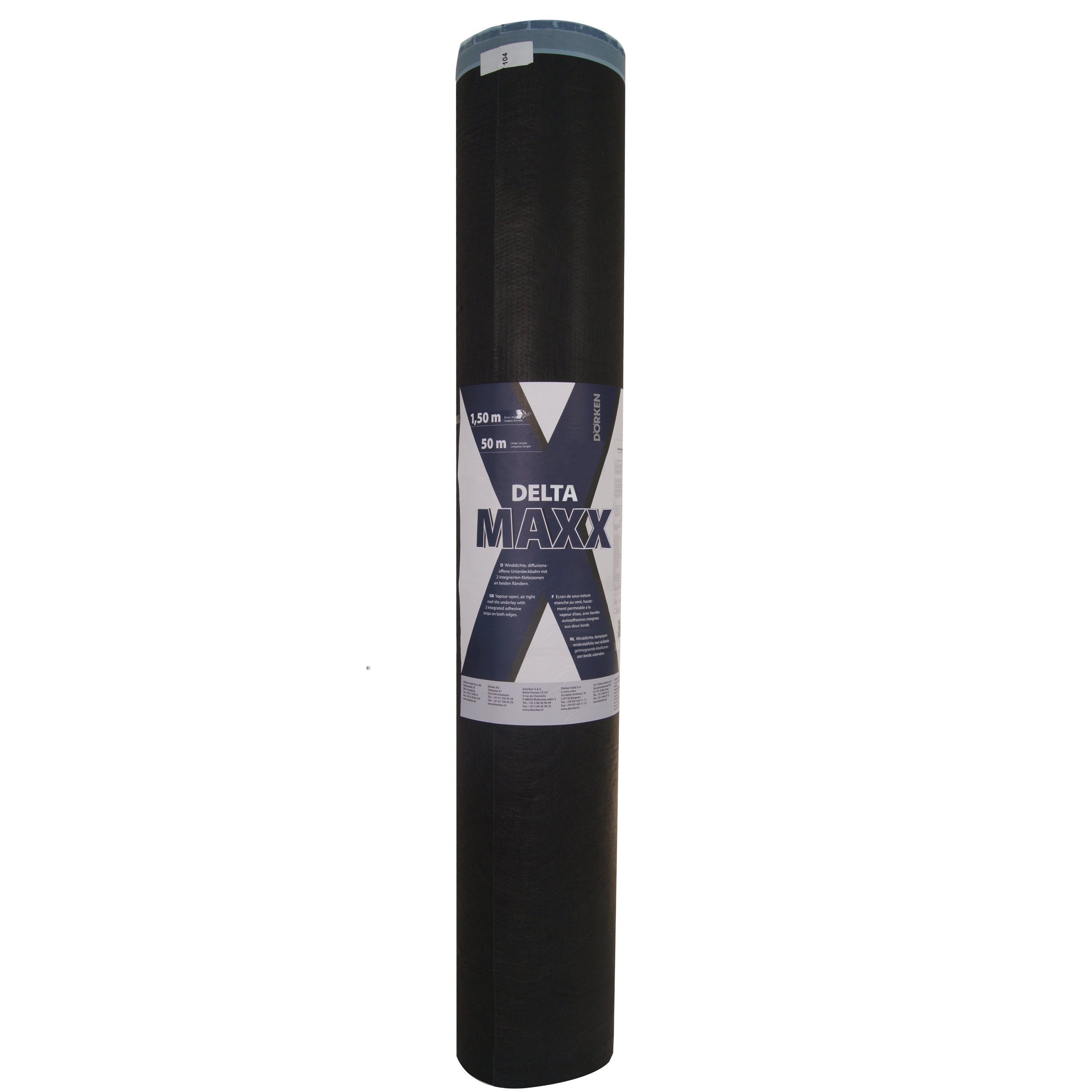 Sous tuile dörken Delta Maxx x neuf 75 m2, 215 g/m2, SD = 0,15 m