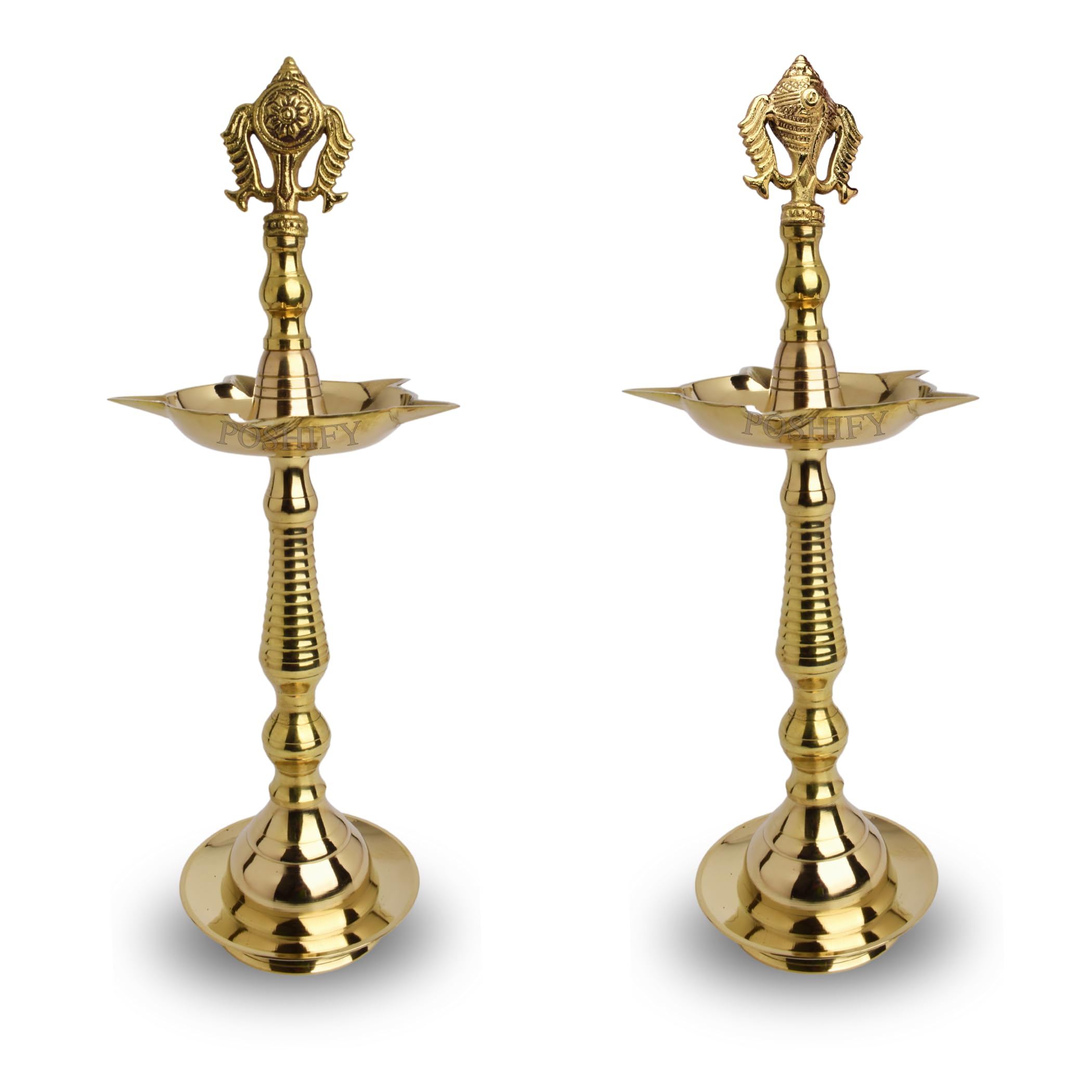 Brass Aarti Plate - Handcrafted Indian Diya -8 Brass Aarti Plate - Handcrafted Indian Diya -8