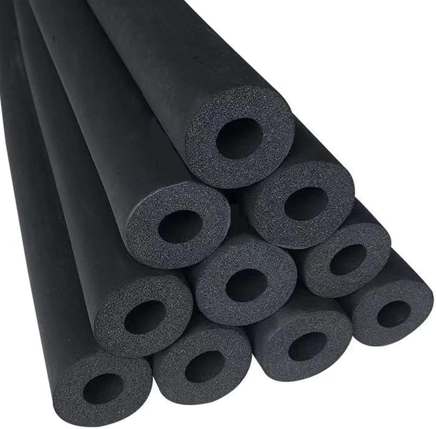 Tubo de espuma aislante, Tubo de espuma aislante for tuberías negras, varios tamaños, 1,9 m(108x20x1900mm)
