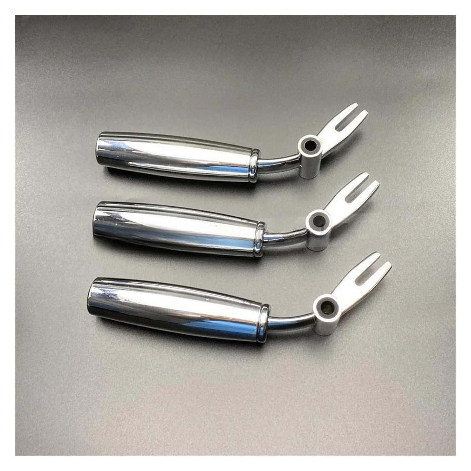 3 Pieces Handle Cranks Accessories Silver Color Handles Spare Parts, Compatible For MK, Soft Serve Ice Cream Machines