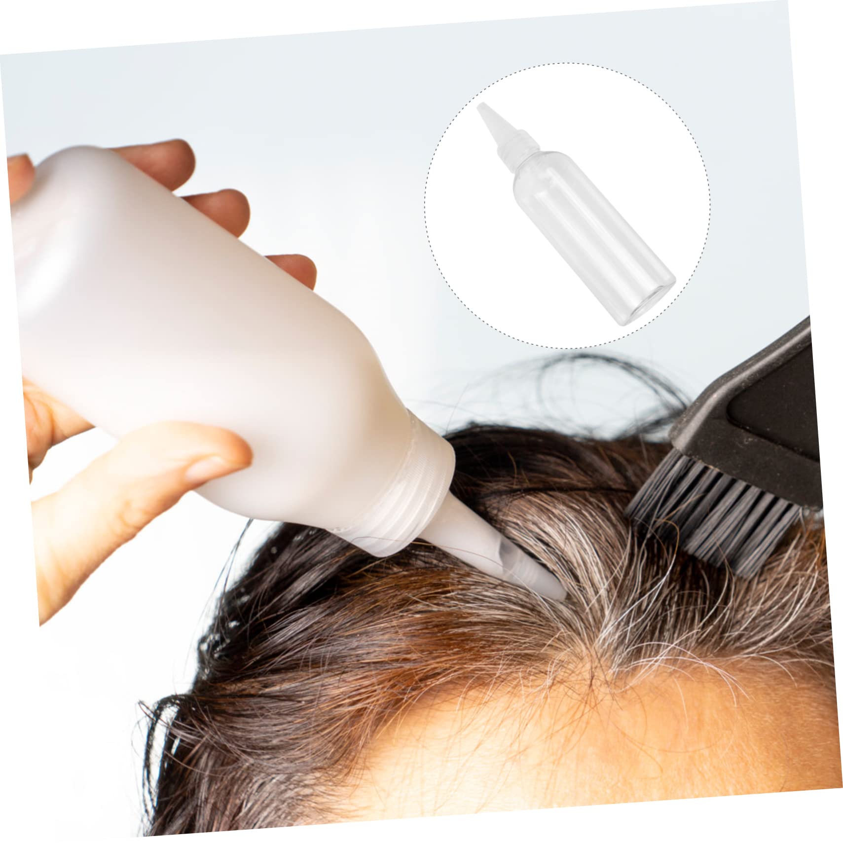 30 Stück Haarfarbenflaschen 100 Ml Pe Quetschflaschen Mit Schmaler Öffnung Haarfärbemittelflaschen Applikator Für Präzises Dosieren Bei Haarfärbung