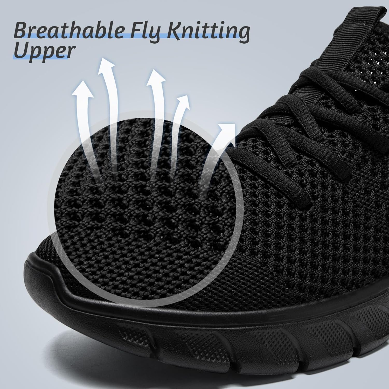 Men's Lightweight Running Shoes Slip On Walking Tennis Gym Shoes Fashion Sneakers - Image 3