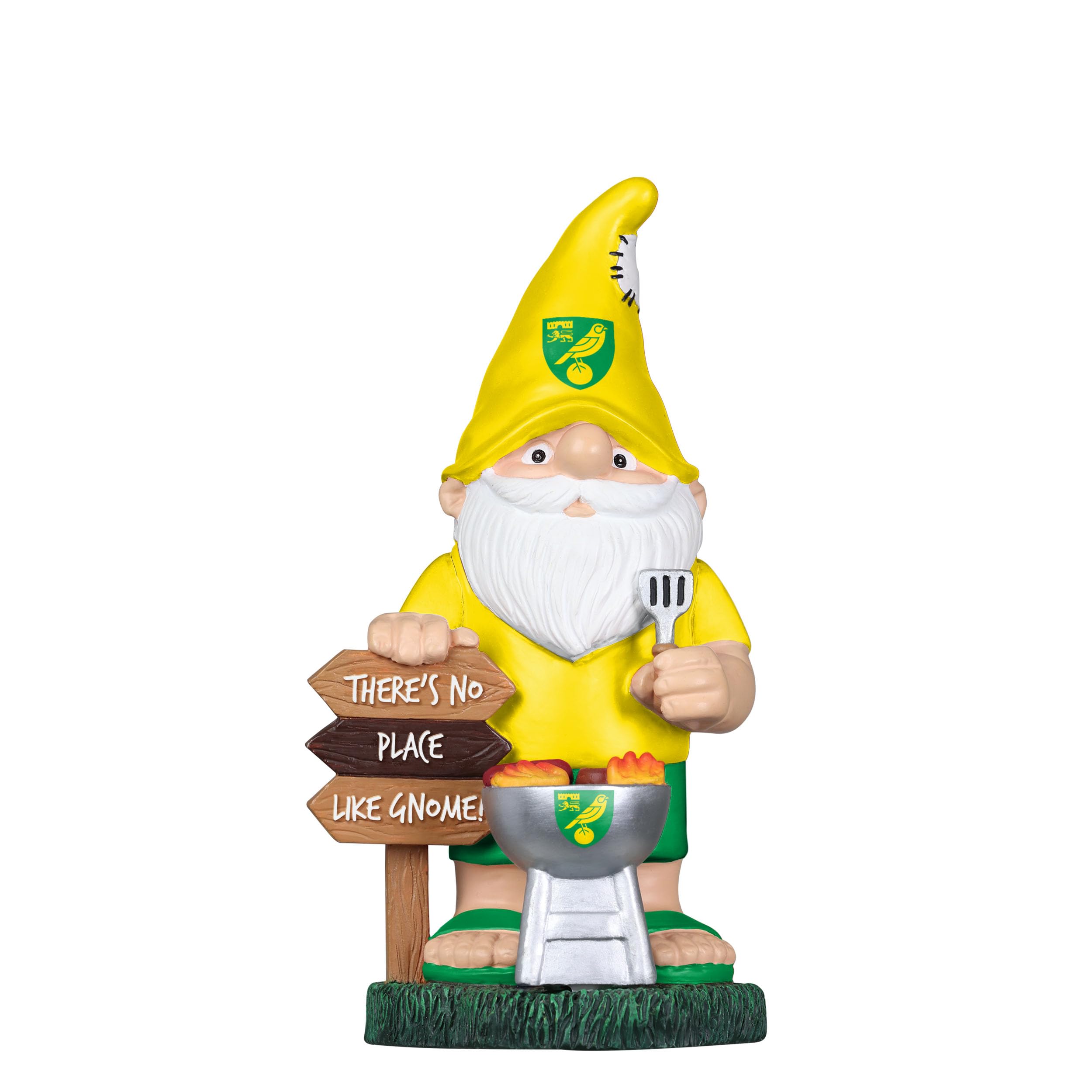 FOCO Officially Licensed Norwich City FC BBQ Gnome