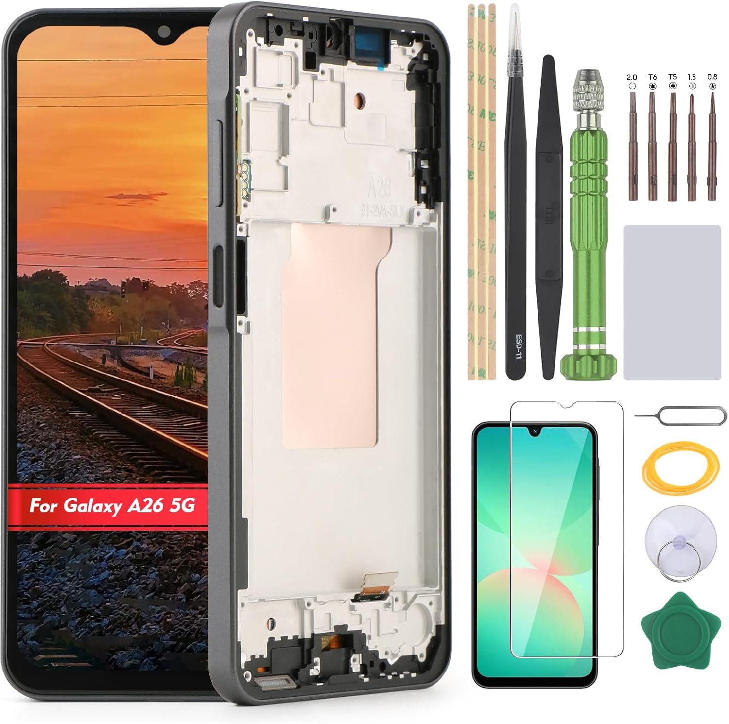 Screen for Samsung Galaxy A26 5G SM-A266U SM-A266E SM-A266B LCD Display Replacement for Samsung Galaxy A26 Incell Touch Screen Digitizer Assembly