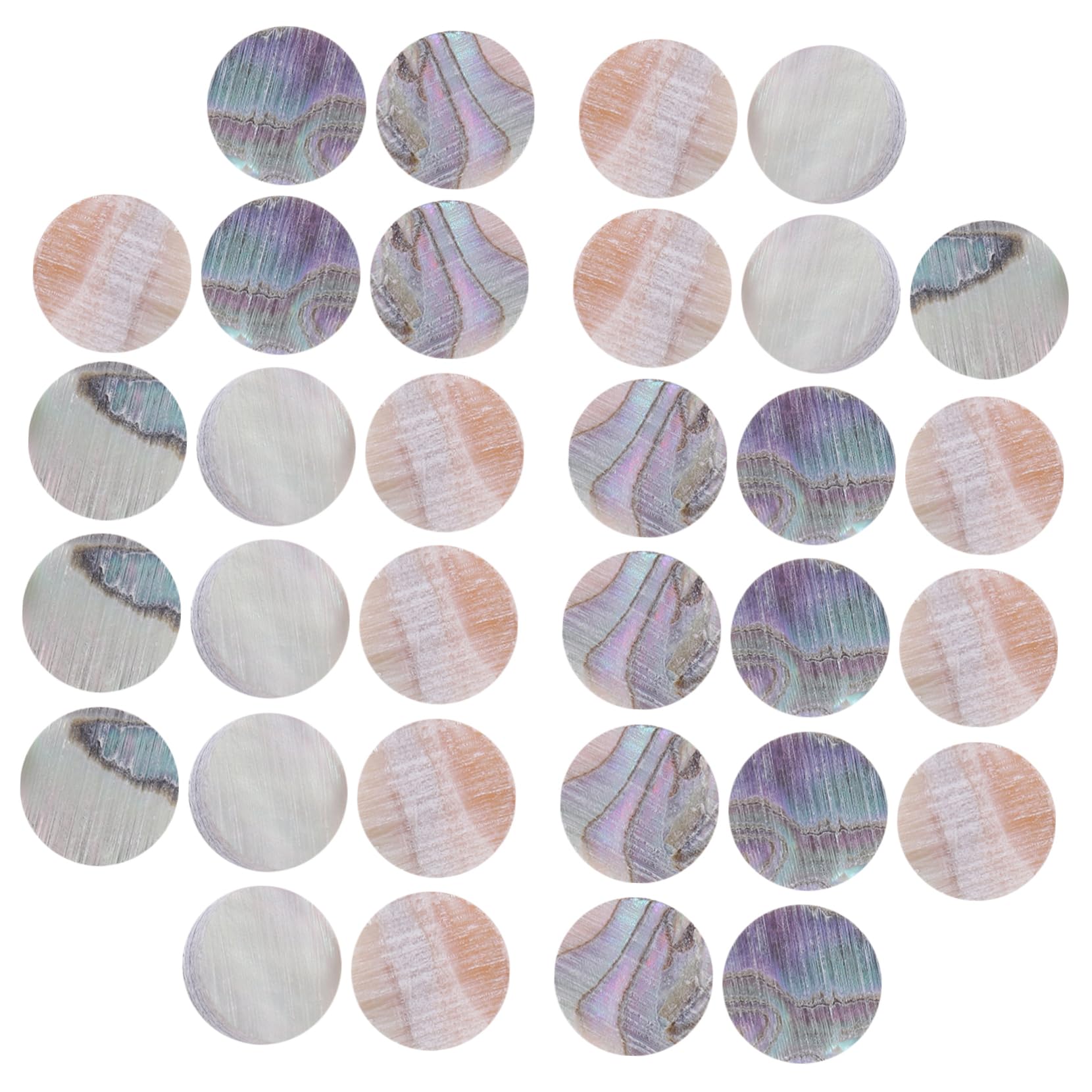 Toyvian 40pcs Sound Dot Mark Guitar Fingerboard Dots Guitar Side Marker for Bass Fretboard Position Marker Inlay for Practice