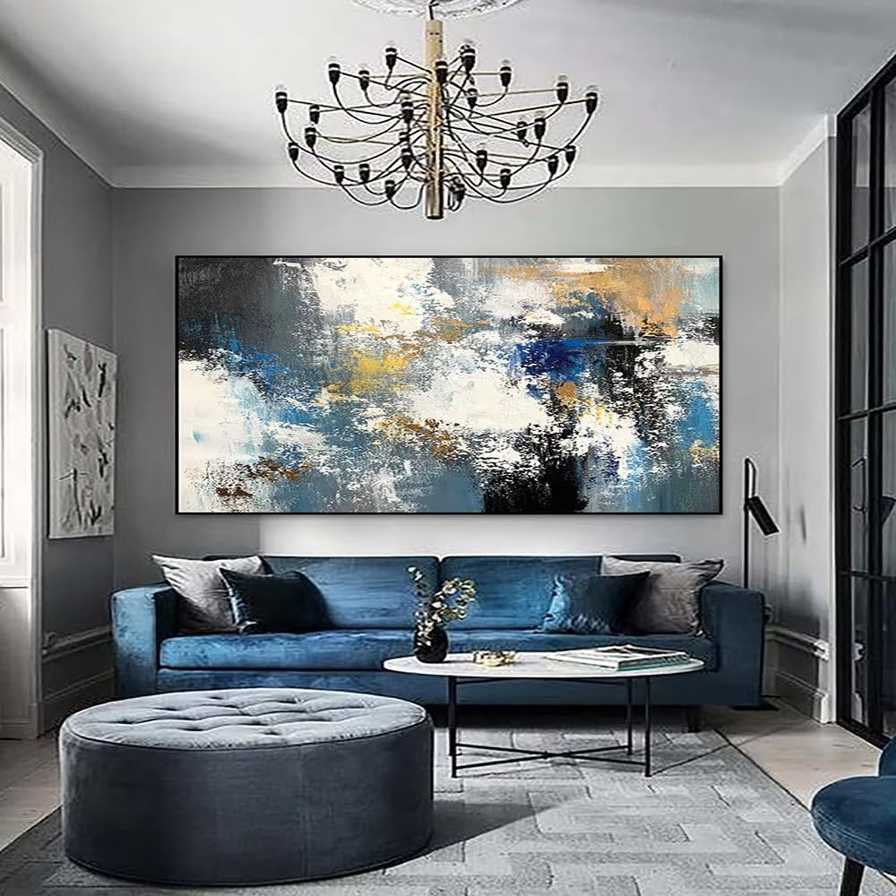 Cuadro abstracto de paisaje moderno para decorar el pasillo de casa