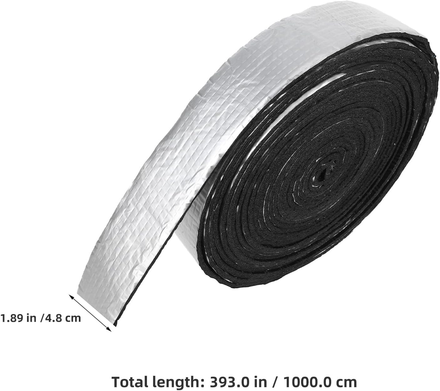 SEWACC Aluminum Foil Pipe Insulation Tape 33ft Thermal Heat-Insulating Wrap for Rv Exterior Pipes Cold Weather Protection Insulating Bubble Foil Roll