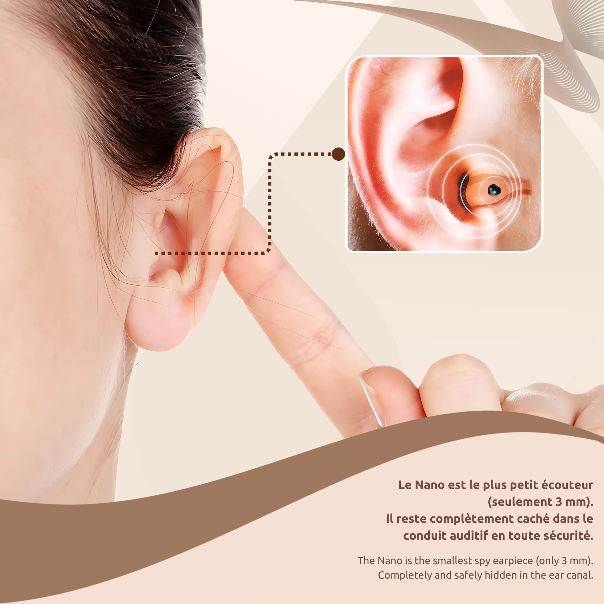PingaOculto Oreillette Bluetooth Compact Rechargeable sans Câbles (Nano V8) | Microphone intégré, Appels et enregistrements, Oreillette sans fil, Format mini, Casque compact, Appels mobiles