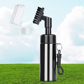 Golf Club Cleaning Brush with Nozzle, Lightweight Portable Water Spray Golf Cleaning Tool Long-Lasting Nylon Golf Brush Cleaner Brush for Outdoor Golf Exercise