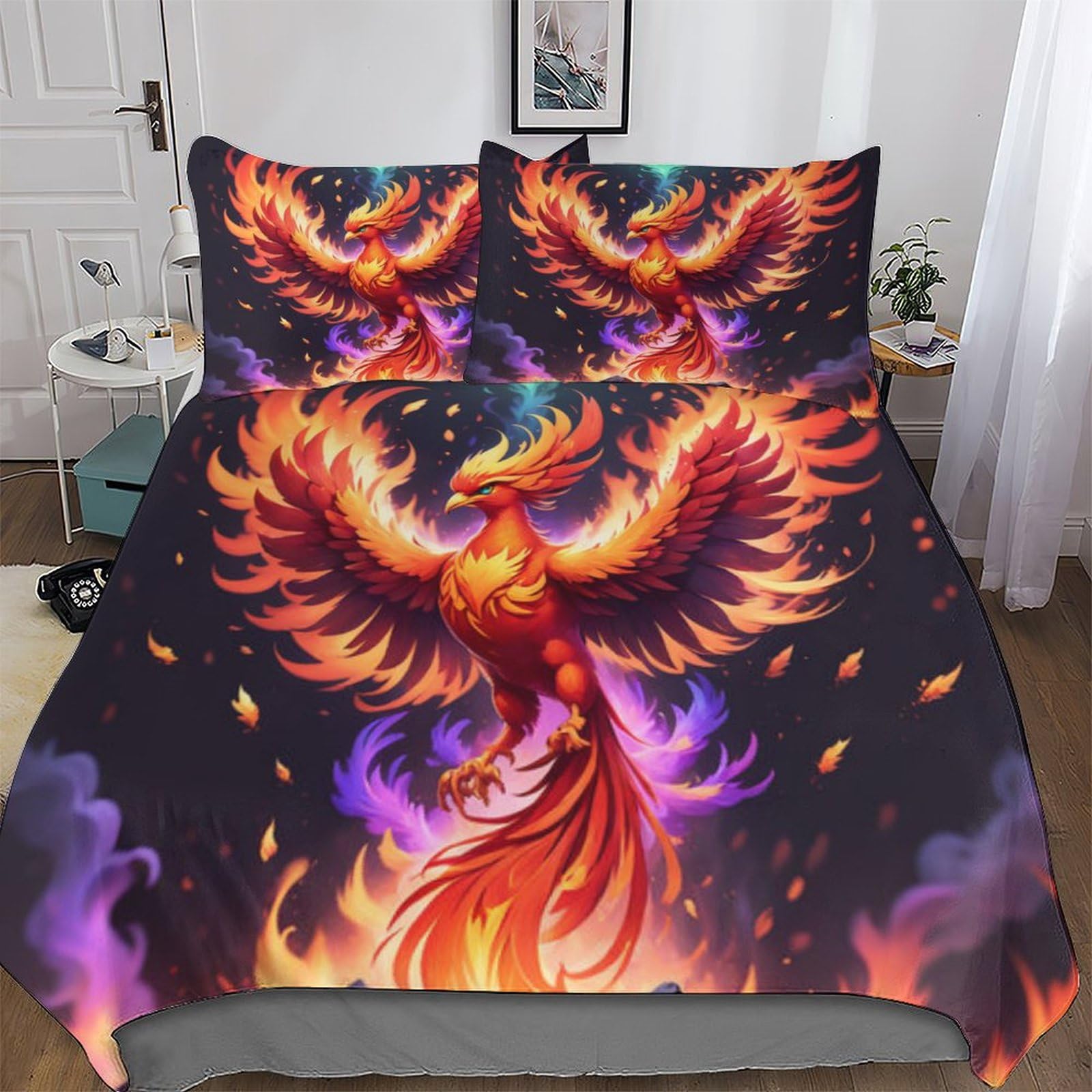 Housse de couette 220x240 pour lit King Phénix idéale pour chambre parentale