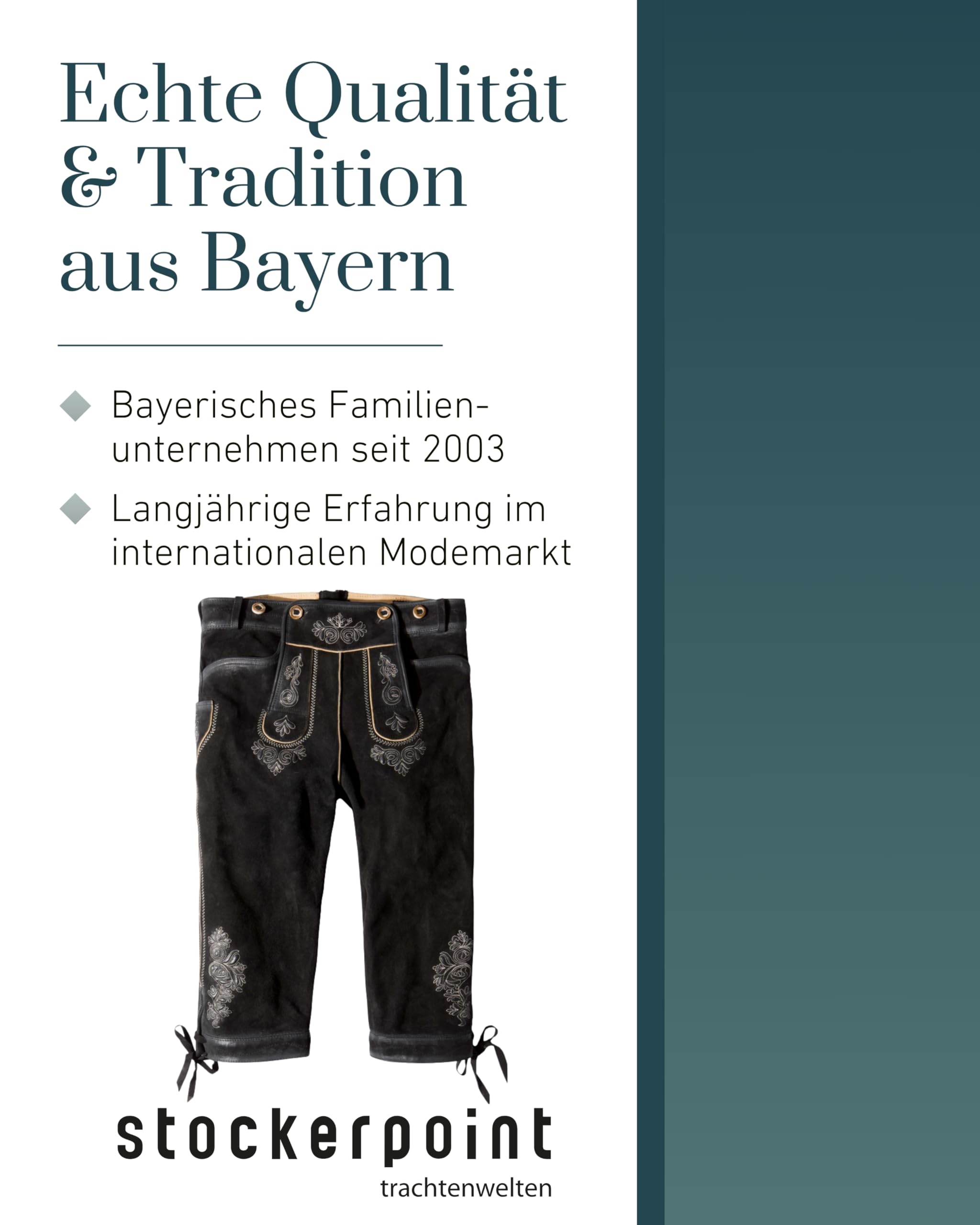 Stockerpoint Herren Trachtenlederhose Justin4