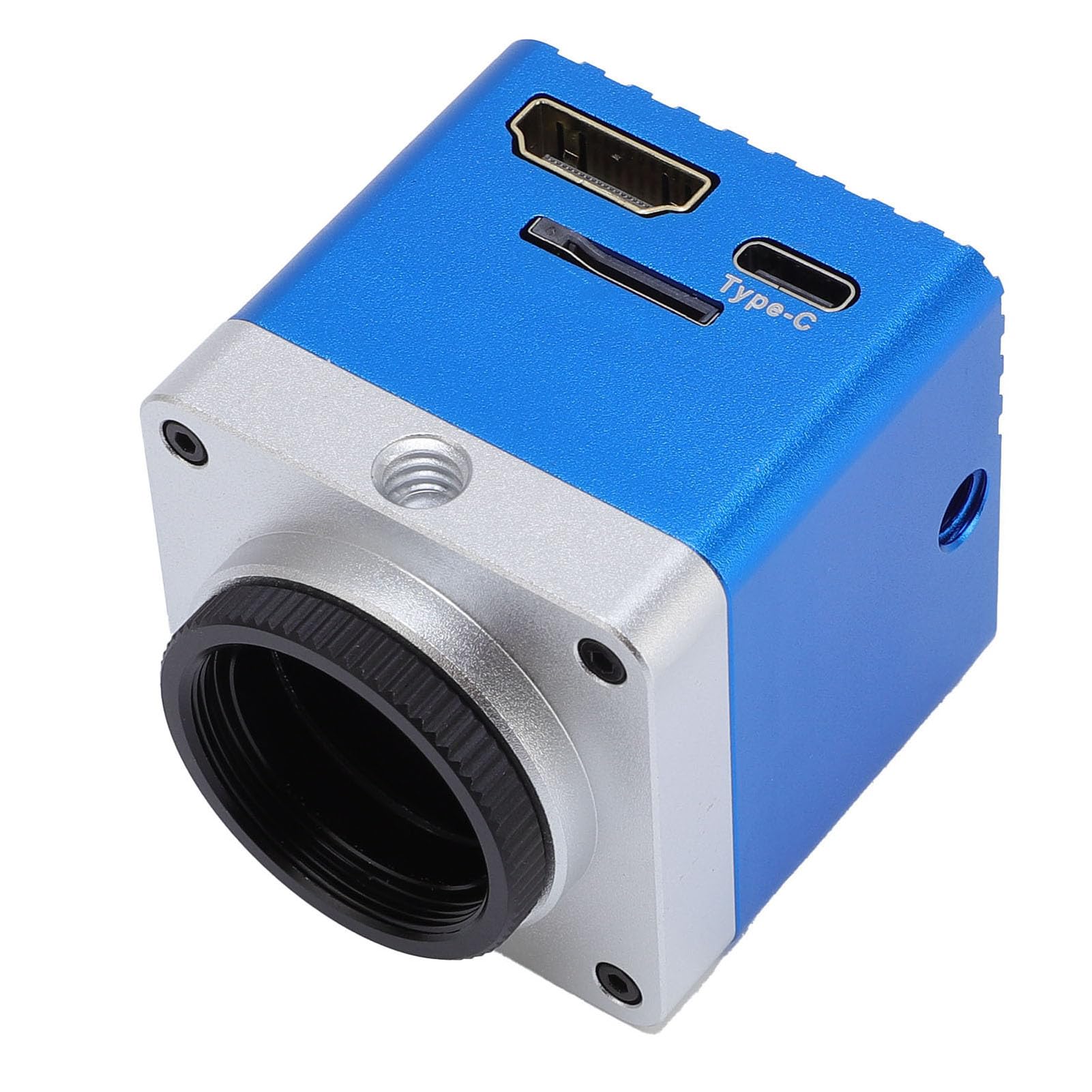 Eujgoov Cámara de Microscopio Digital 4K con Salida USB 8.3MP 4K Video y Foto para Suministros de Lupa de Inspección Industrial y Microscopios de Bolsillo