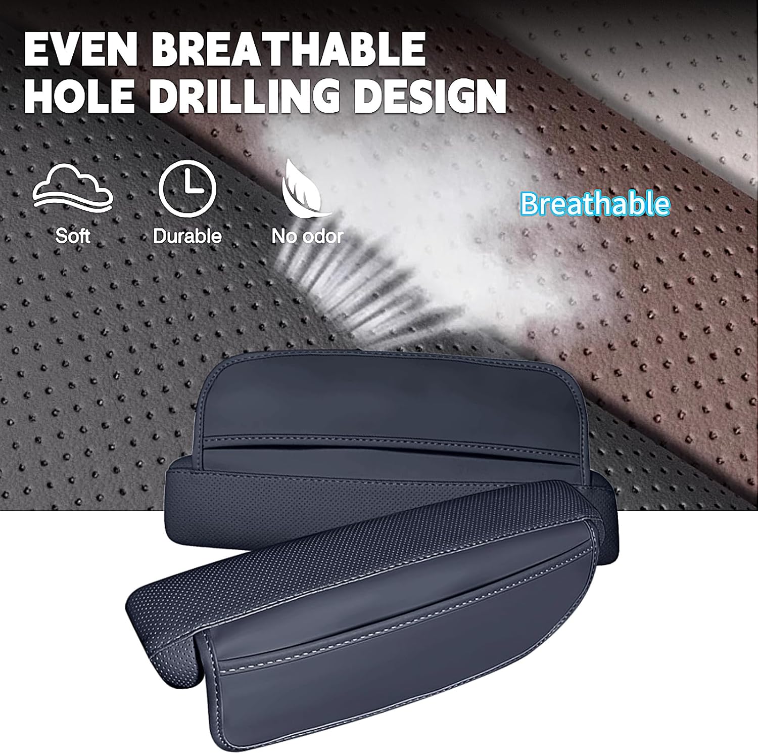 Auto Accessories for Toyota Sienna LE,XLE,XSE,Limited,Platinum,Woodland 7/8 Passenger 2021-2025 Center Console Cover Armrest Pad Protector Armrest Box Cover Accessorie (Black)