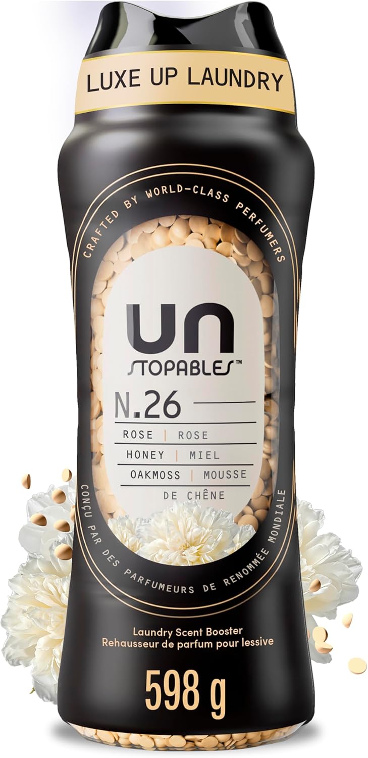 Downy Unstopables Unlimited Collection In-Wash Laundry Scent Booster Beads, No. 26, Fine Fragrance, Long-Lasting Fresh Scent Beads, 598 g
