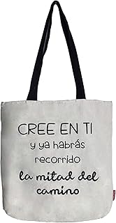 hello-bags. Bolso Totebag. Exterior: Algodón 100%. Con cremallera, forro y bolsillo interior. Incluye bonito sobre kraft d...
