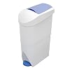 Sanitary BinNappy Bin - Large 20L Capacity & Slim Design - Pedal Operated