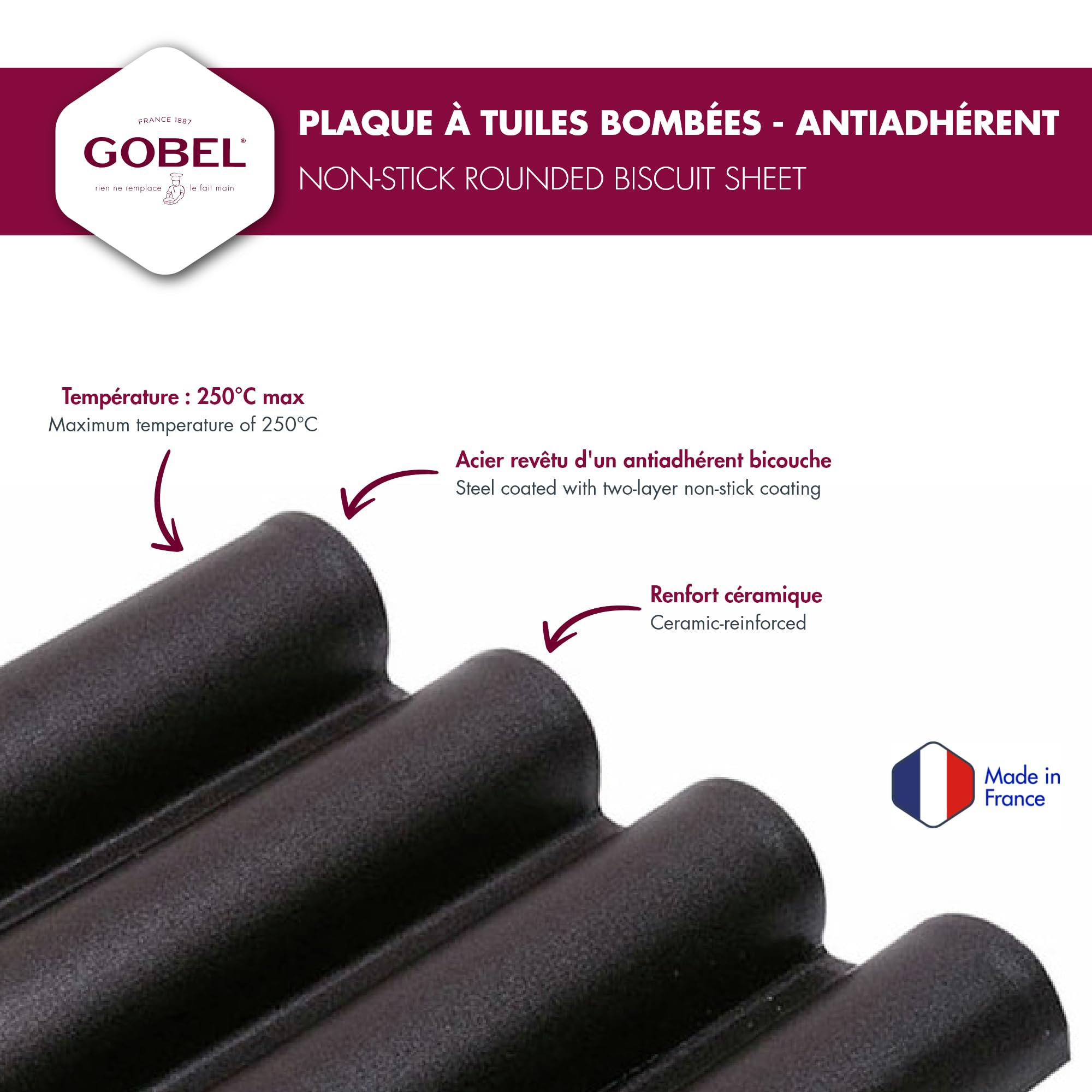 Gobel 258130 Tuile Bombe Anti-Adhérent