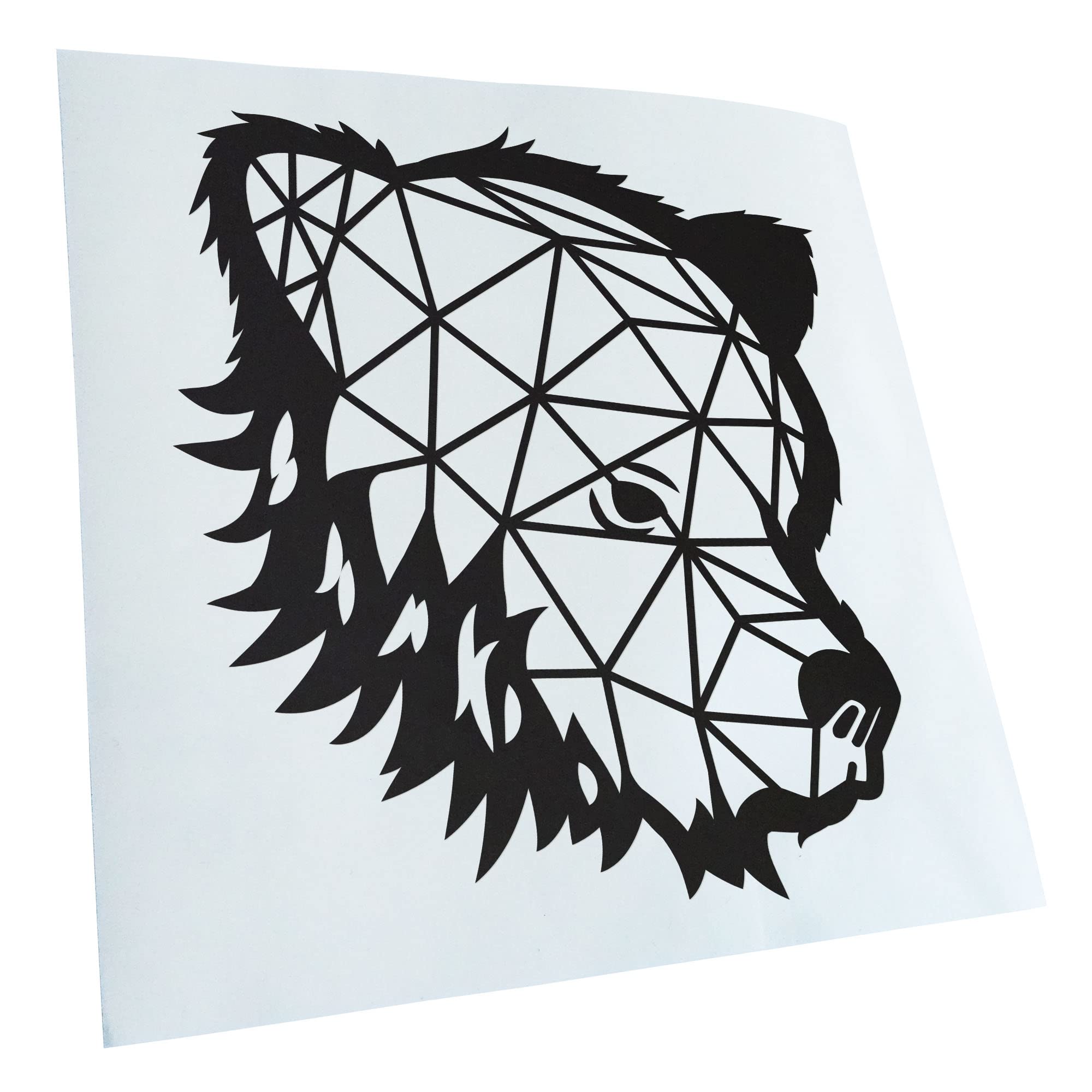Kiwistar - Adesiva Per Auto - Polygon Tartaruga, Pink - Scritte Per
