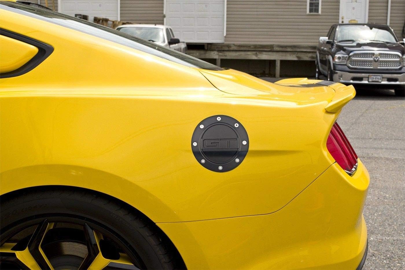 Yates Performance 2015-2023 Mustang Black Fuel Door with GT Logo