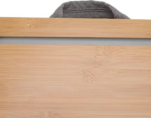 Miniatura 5 de Soporte de regazo para computadora portátil, multifuncional, ergonómico, para cama, sofá, hogar, oficina, trabajo, 16.5 x 10.8 pulgadas