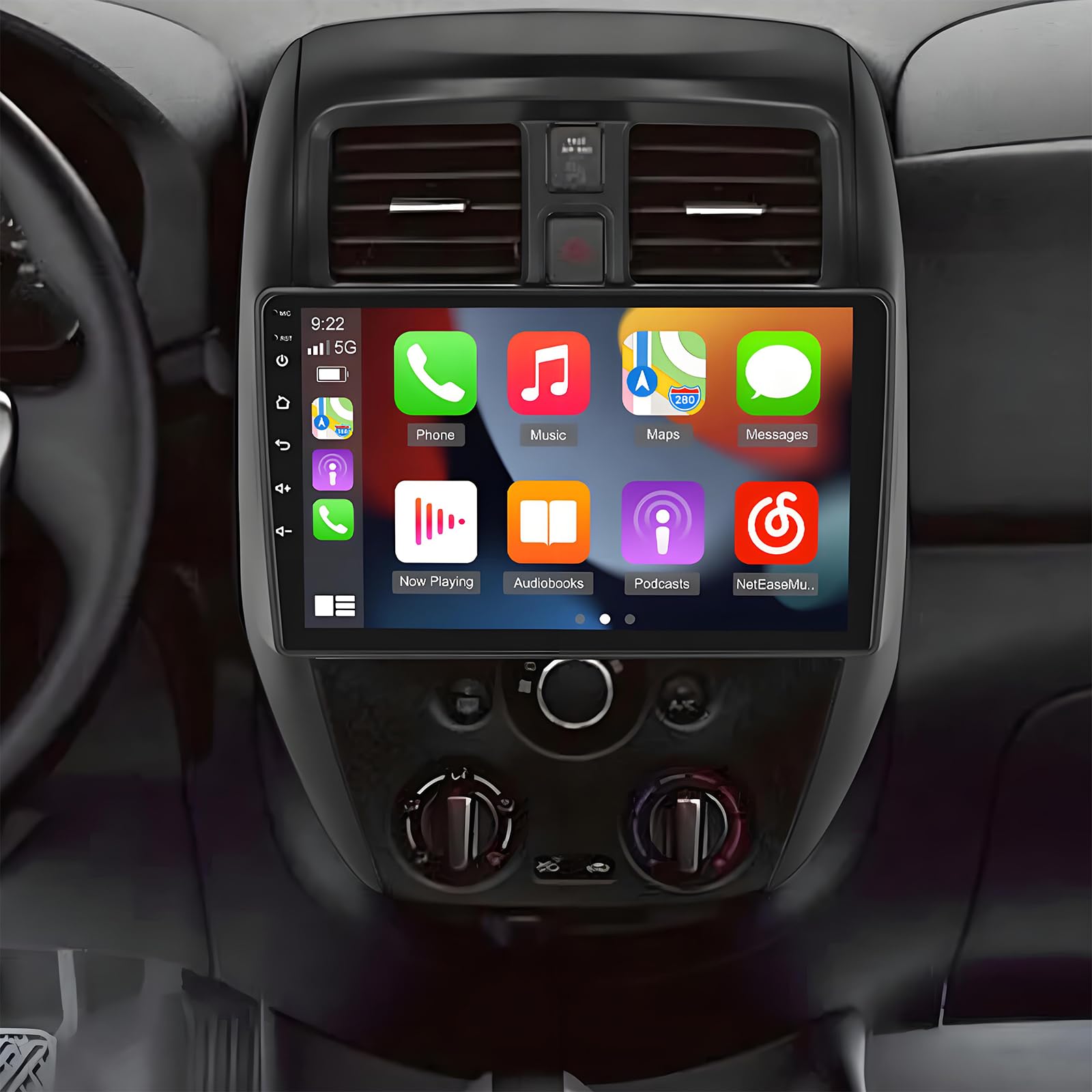 Car Stereo Radio Upgrade Fit for Nissan Versa Sedan 2015 2016 2017 2018 2019, 10