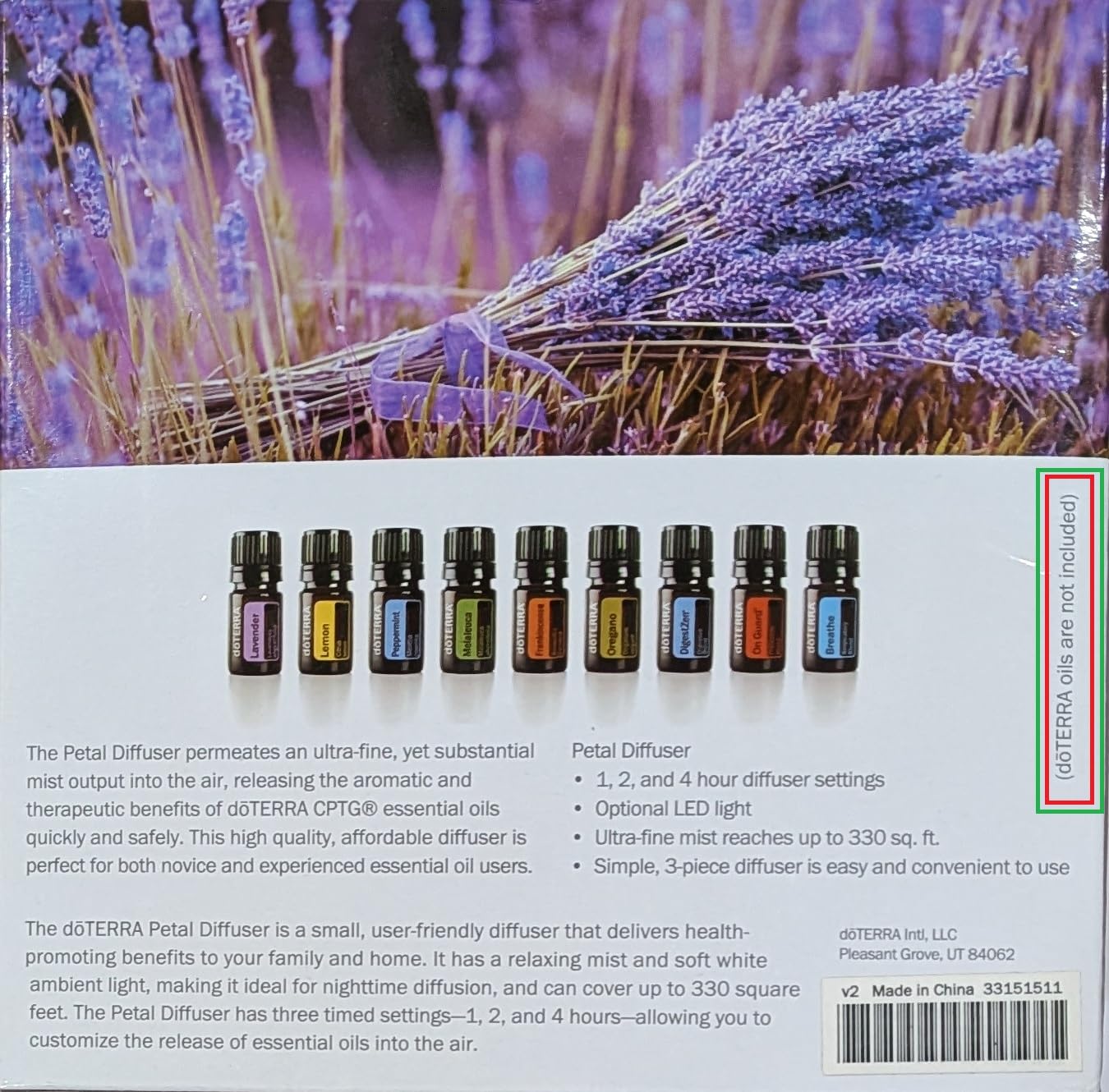 Amazon.com : doTerra Petal Diffuser 2.0 (Up To 12 Hours) : Health