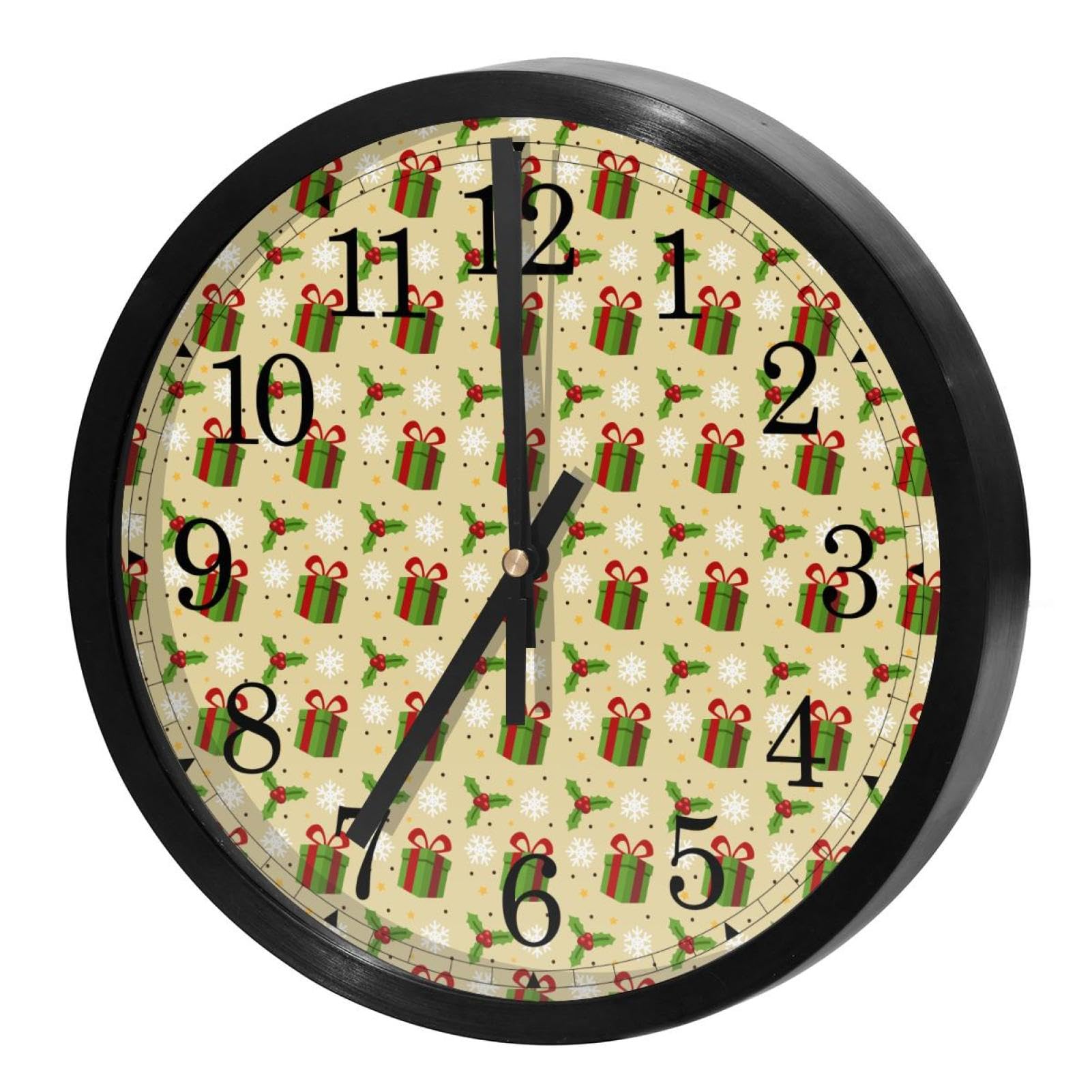 Horloge murale ronde silencieuse idée cadeau maison originale