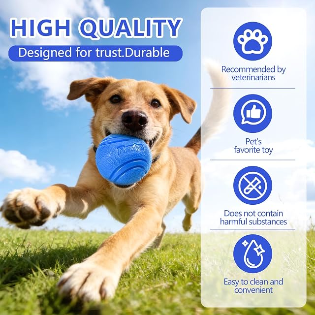 Foto 2 de 5 de Yagaspantery 3 Pack Pelota de Juguete para Perros, Juguete de Pelota Interactivo para Perros